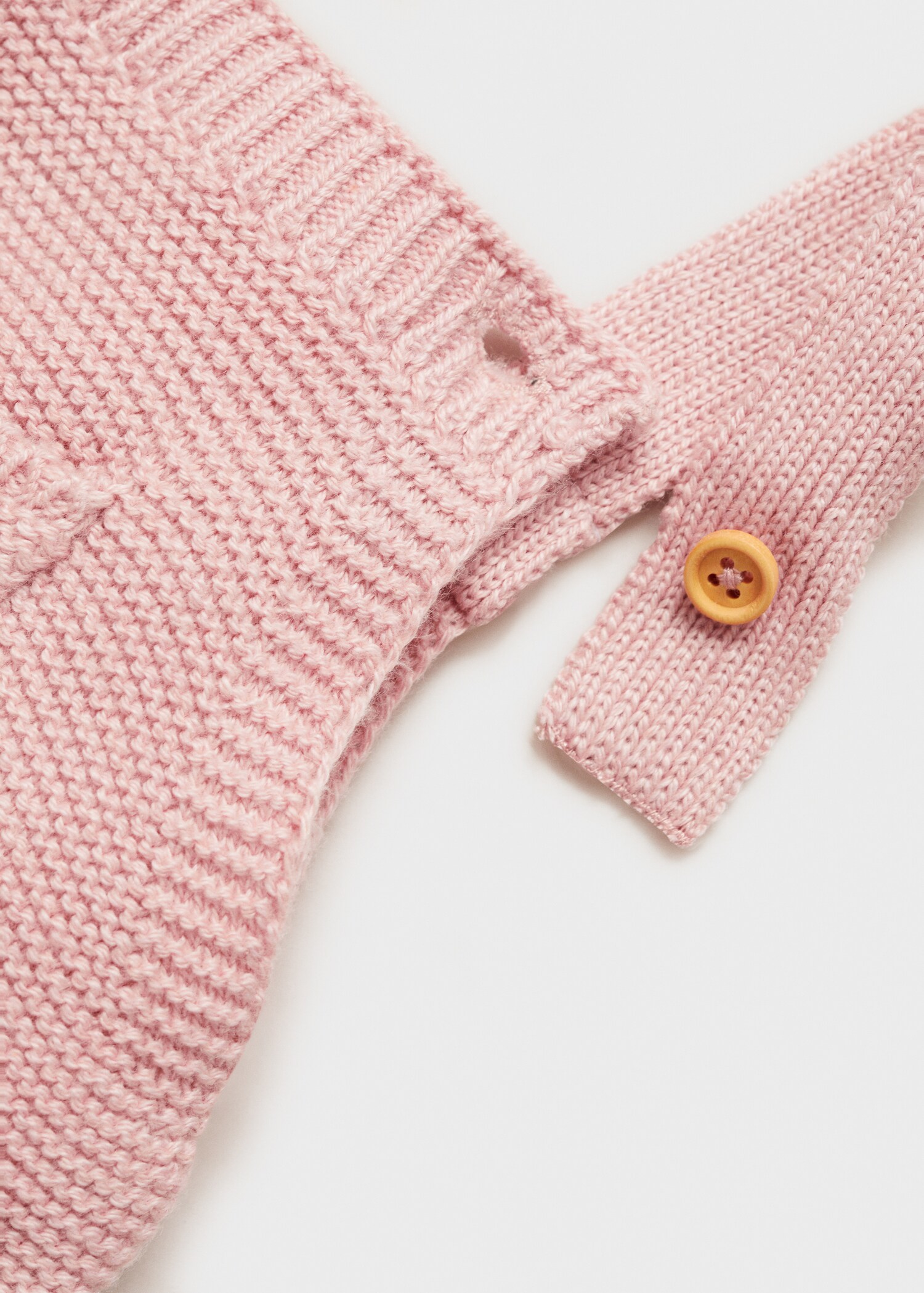 Cotton knit dungarees - Details of the article 8