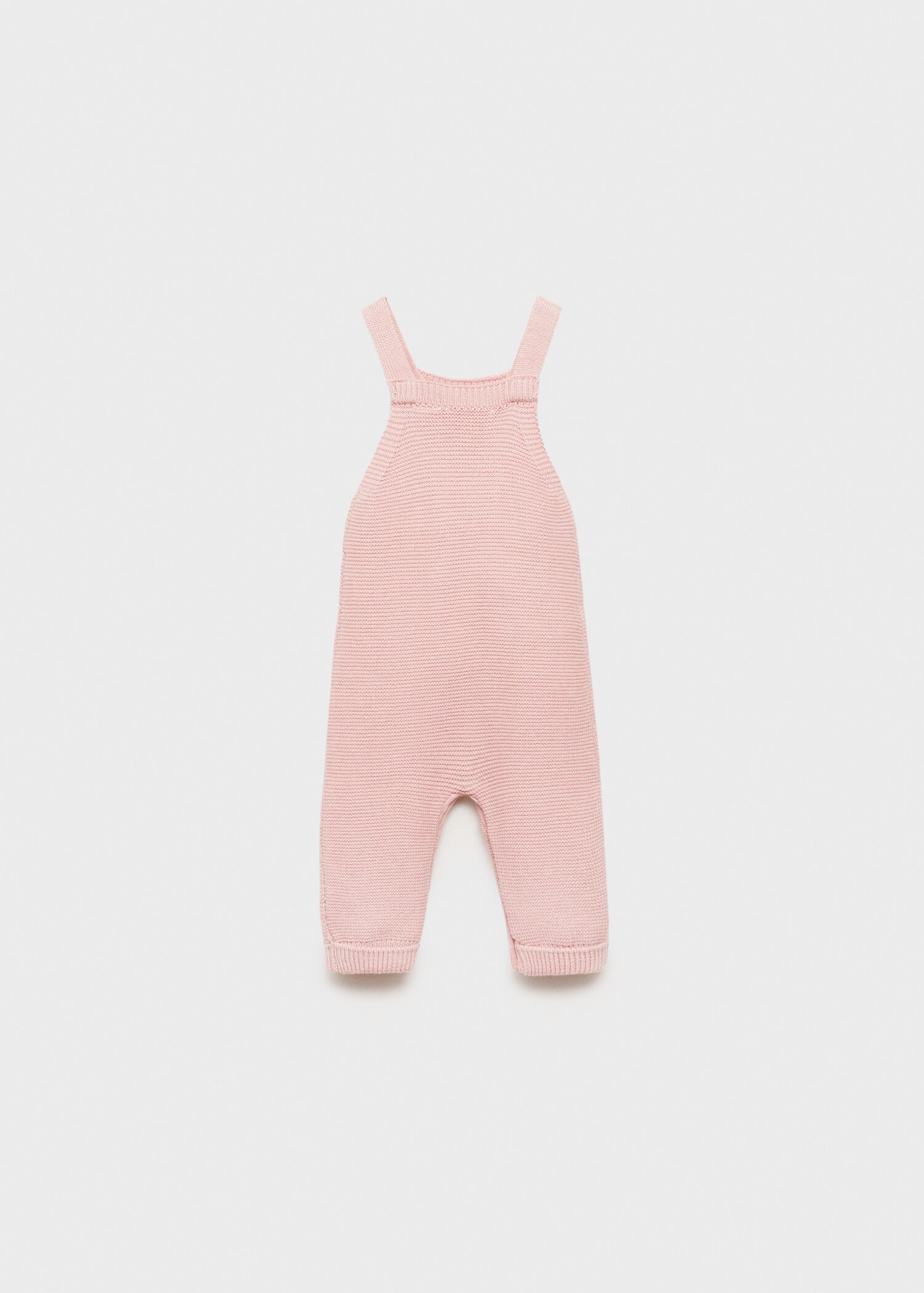 Cotton knit dungarees - Reverse of the article