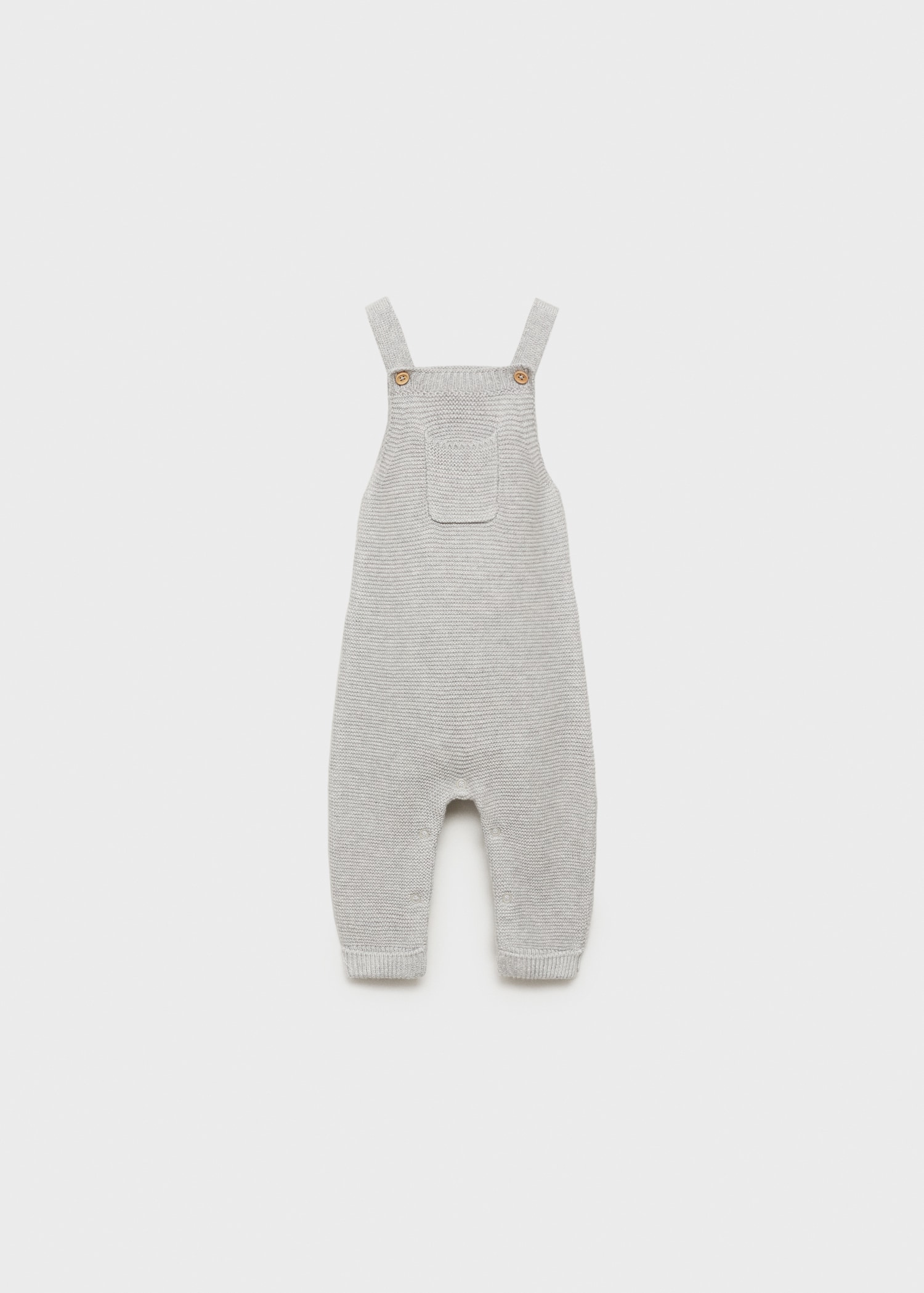 Cotton knit dungarees - Article without model