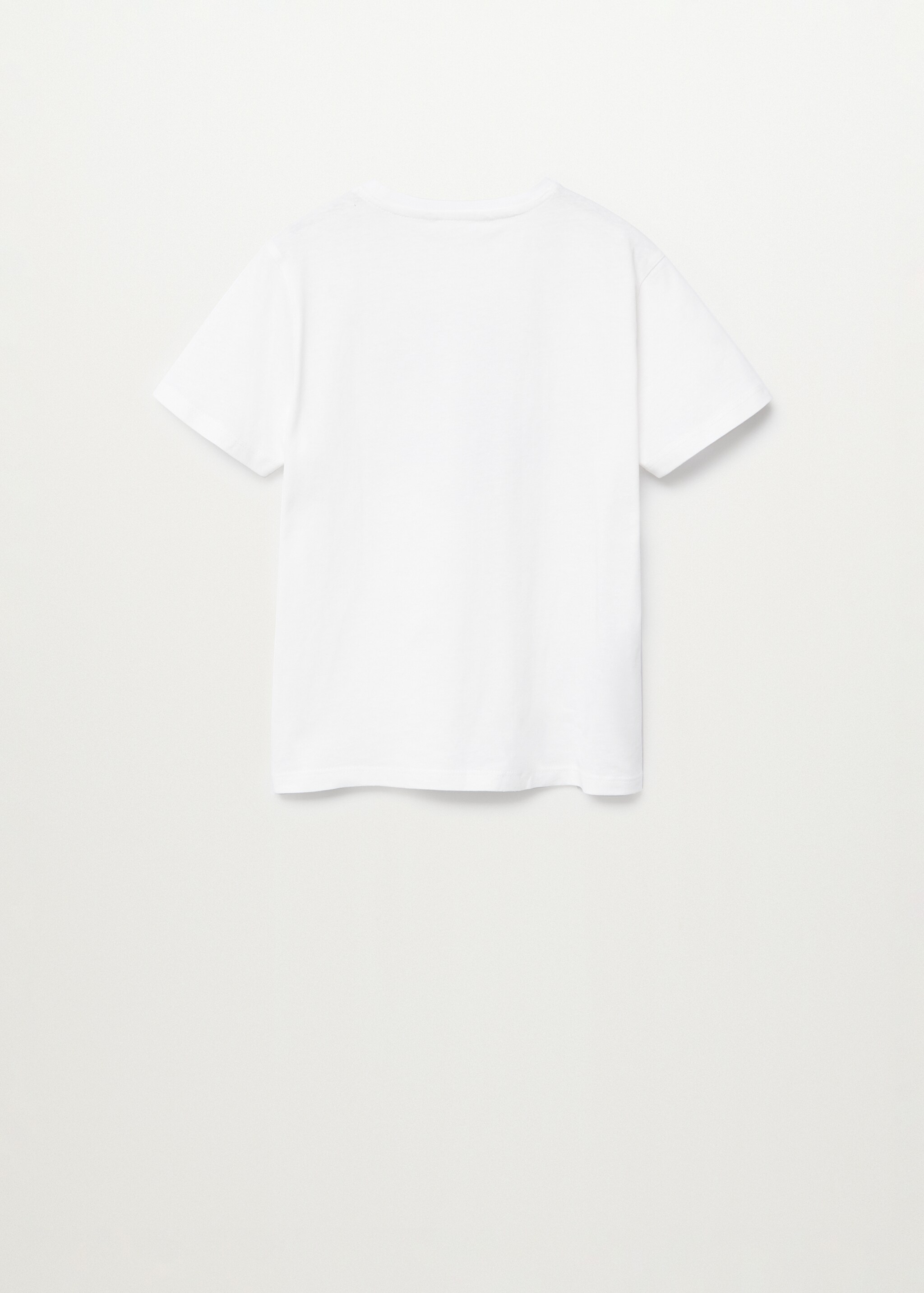 Organic printed cotton t-shirt - Reverse of the article
