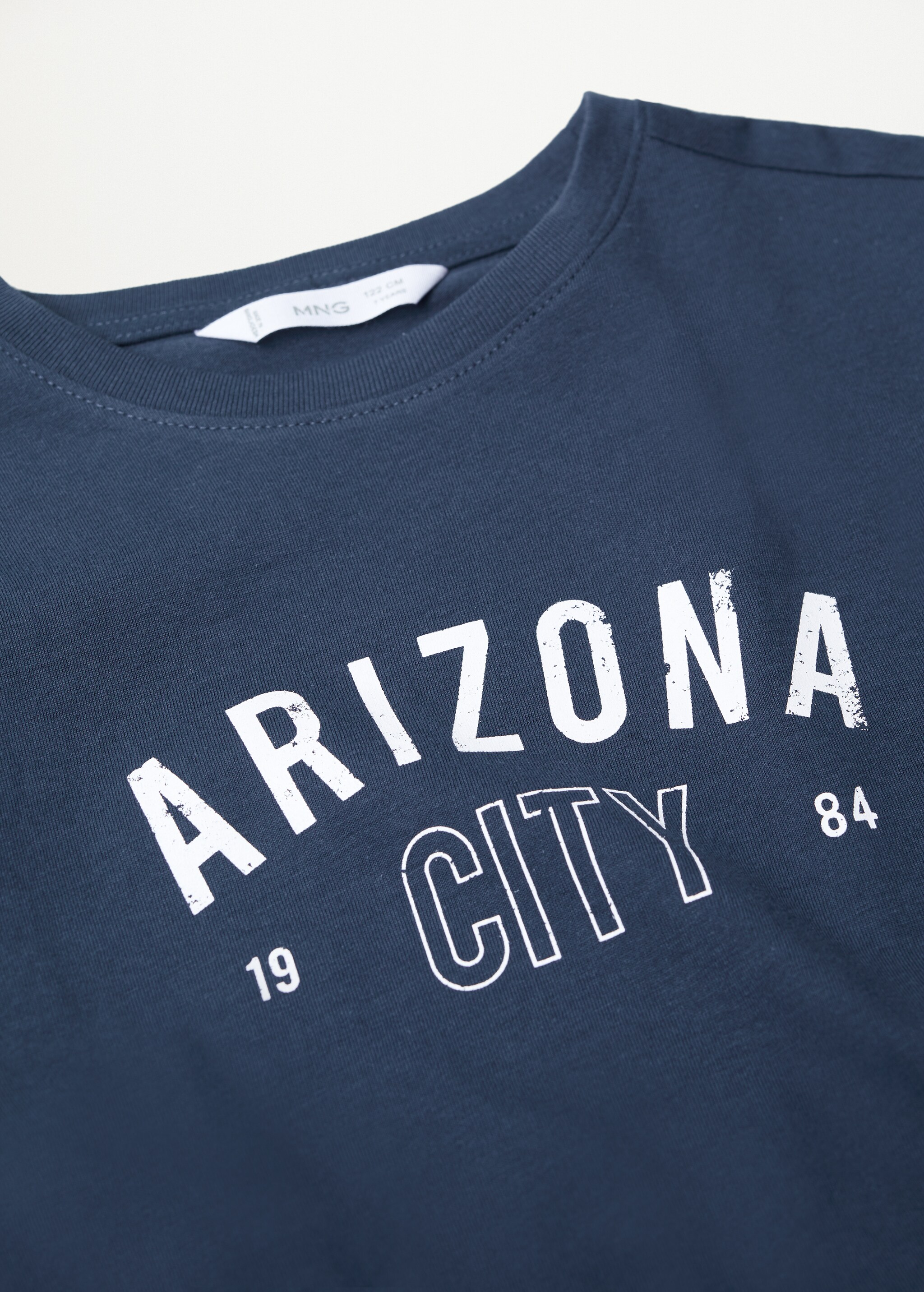 Organic printed cotton t-shirt - Details of the article 8