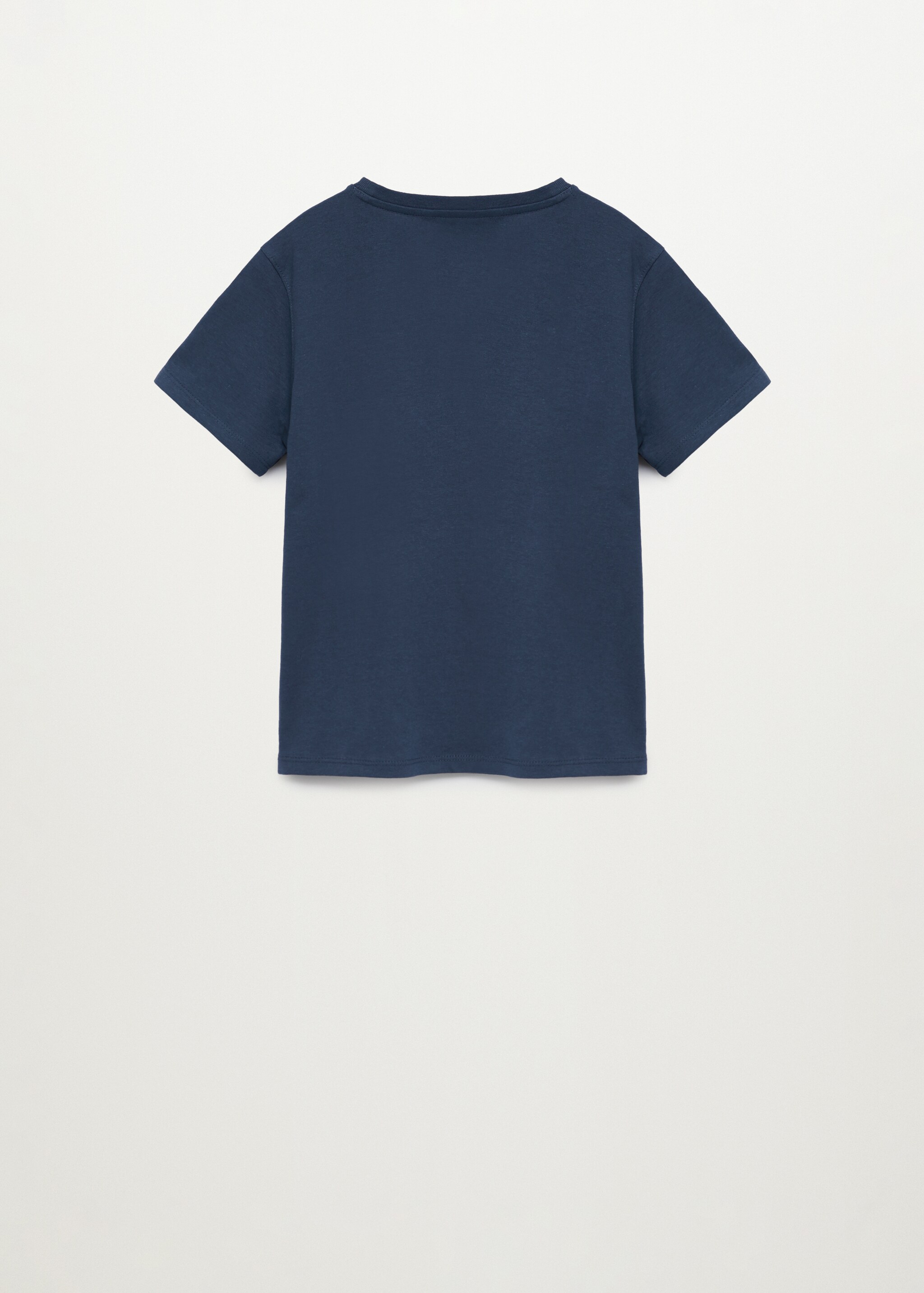 Organic printed cotton t-shirt - Reverse of the article