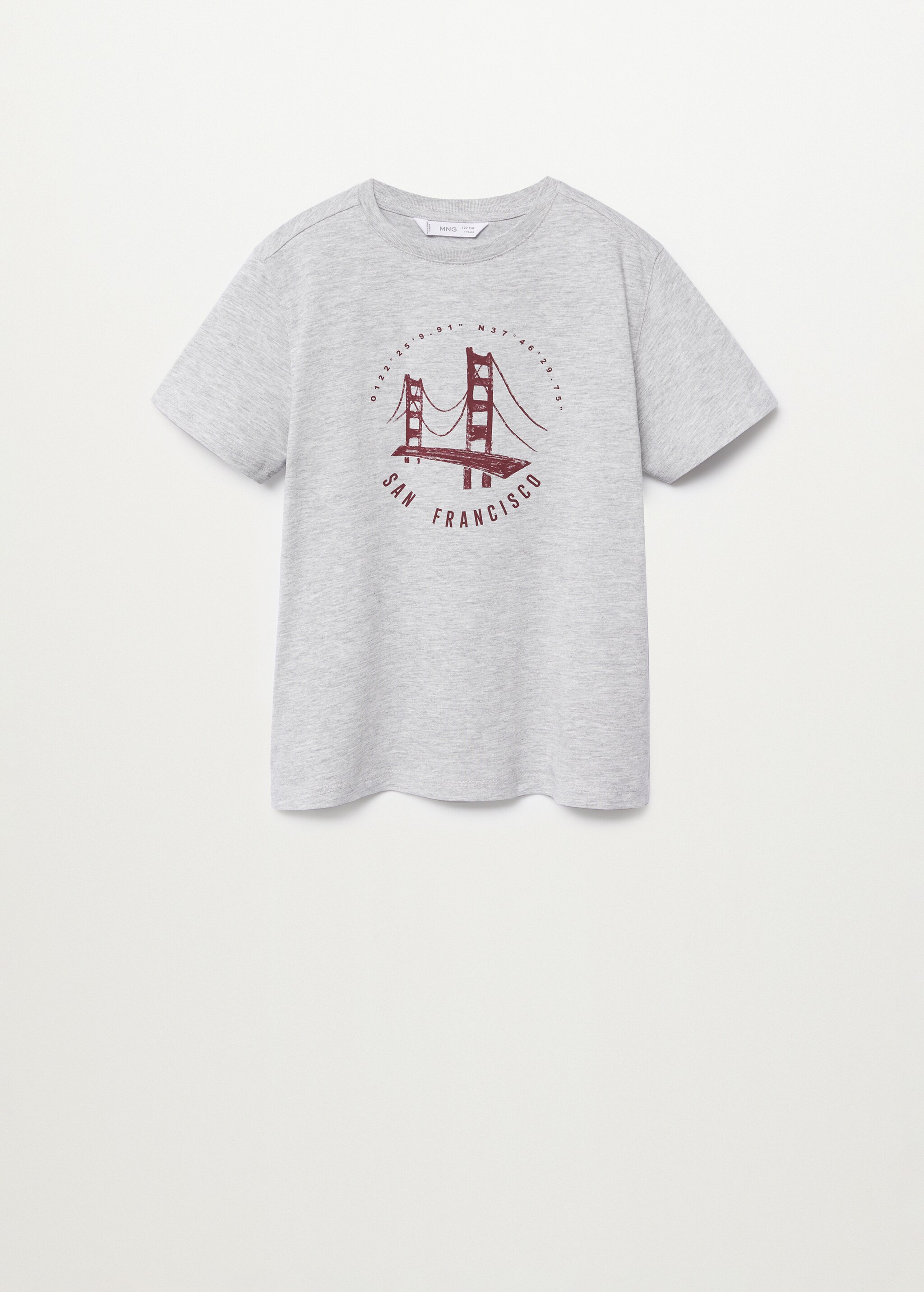 Organic printed cotton t-shirt - Article without model