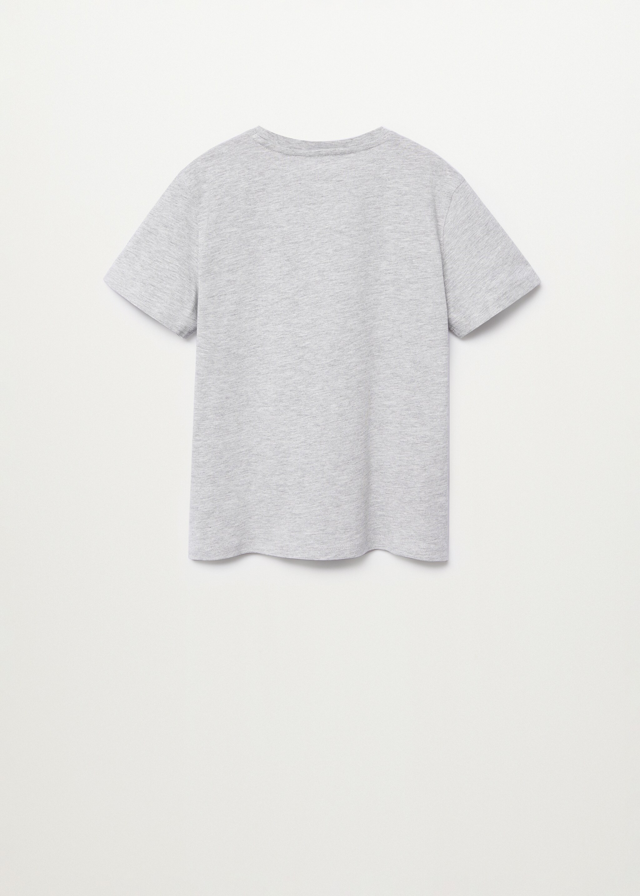 Organic printed cotton t-shirt - Reverse of the article