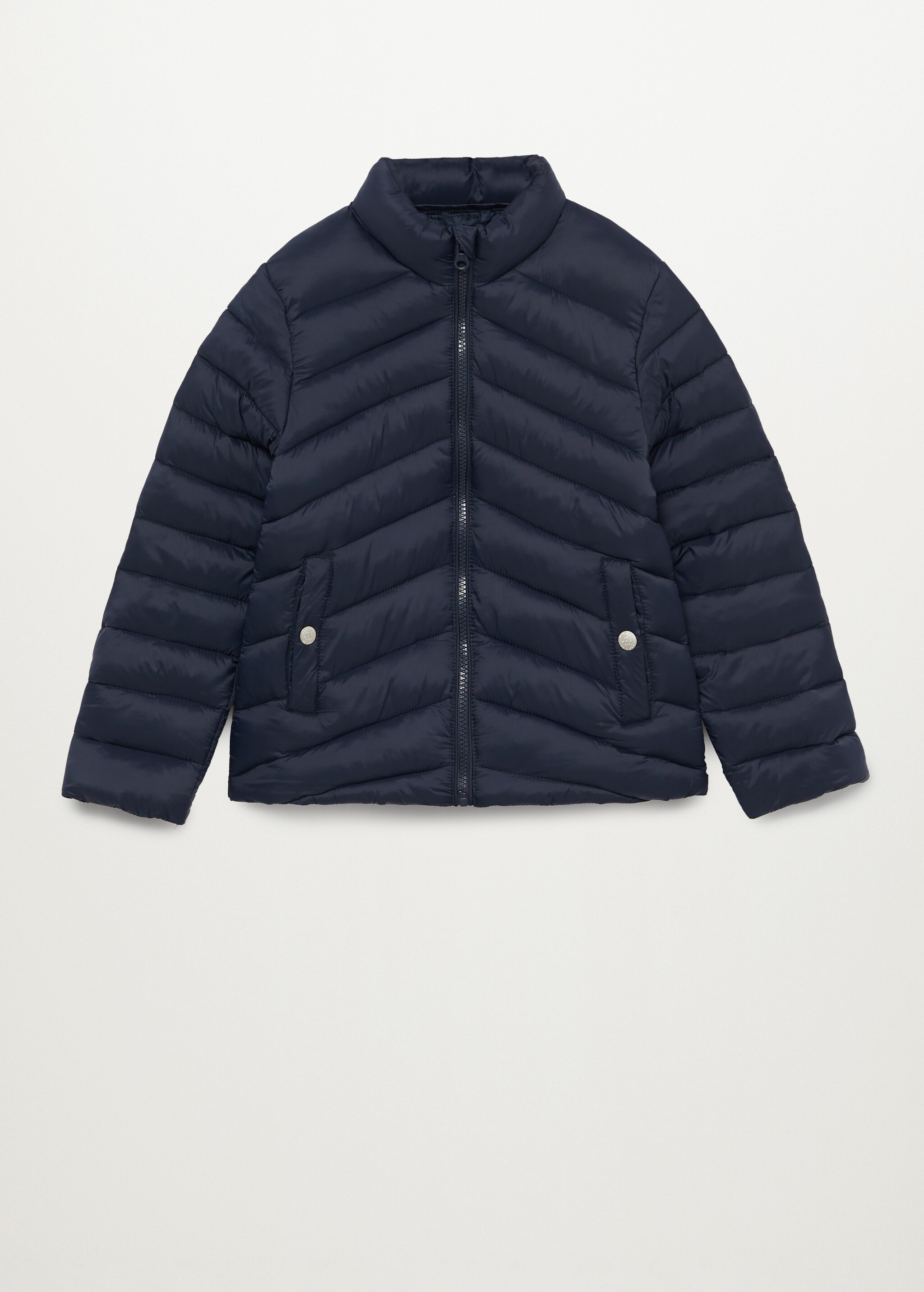Long collar quilted coat - Article without model