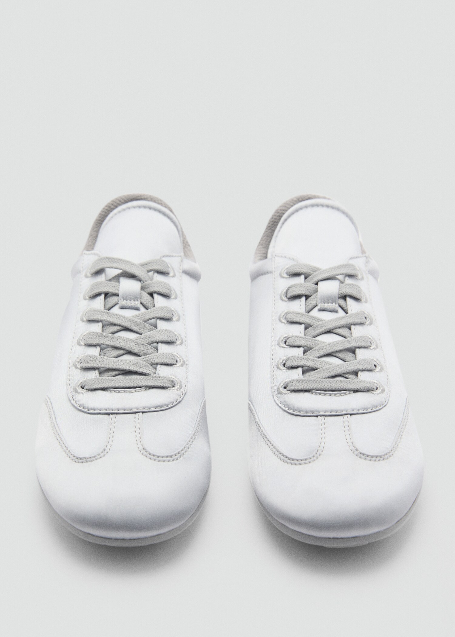 Satin lace-up trainers - Details of the article 3