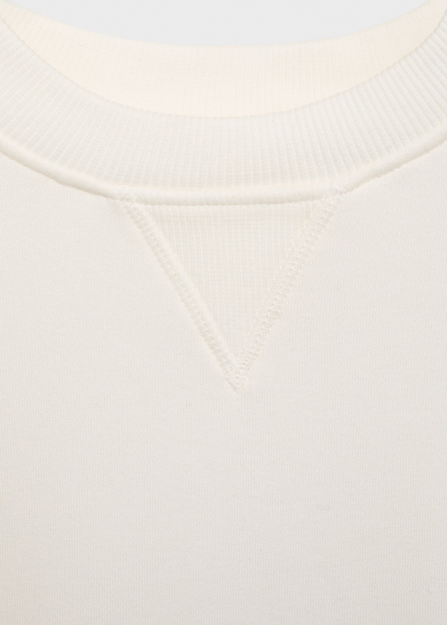 Baumwoll-Sweatshirt mit Aufschrift - Detail des Artikels 0