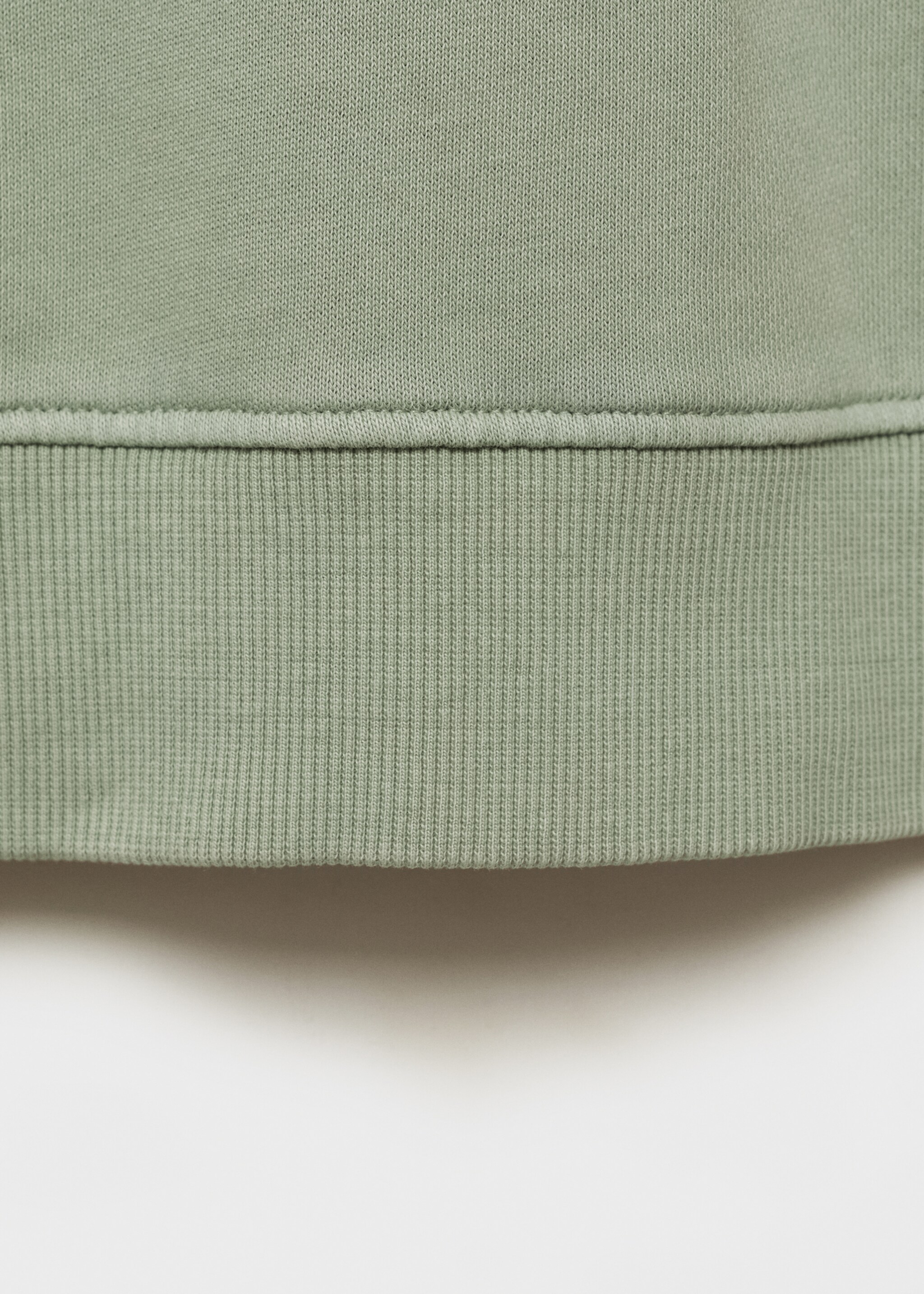 Dessuadora missatge estampat - Detall de l'article 0, Verd pastel. Ref: 87062538-00.