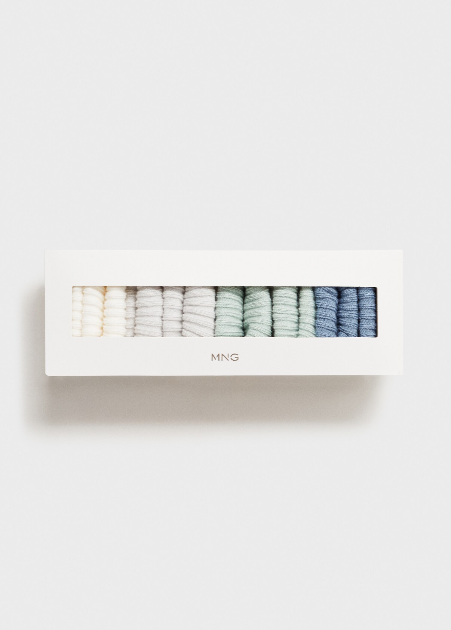 4 pack ribbed socks - Reverse of the article