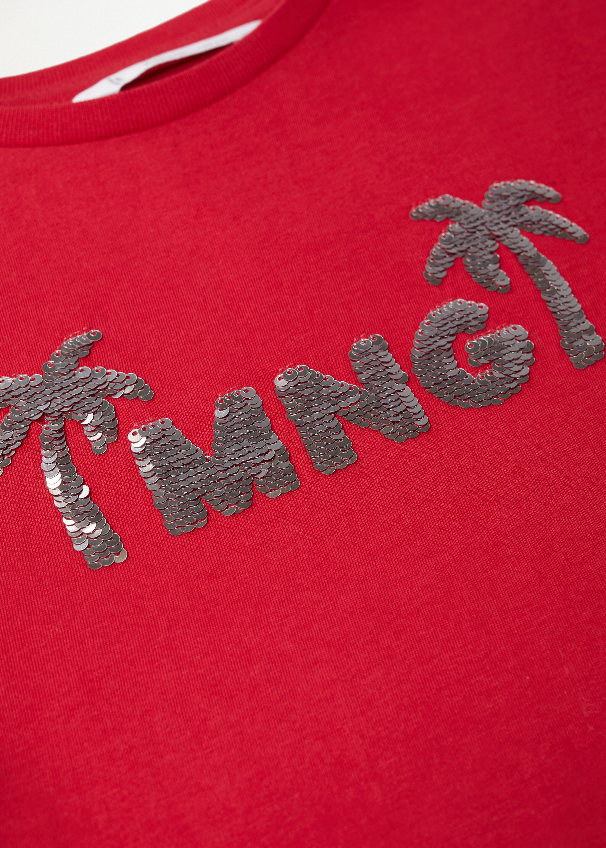 Camiseta logo lentejuelas reversibles - Detalle del artículo 8