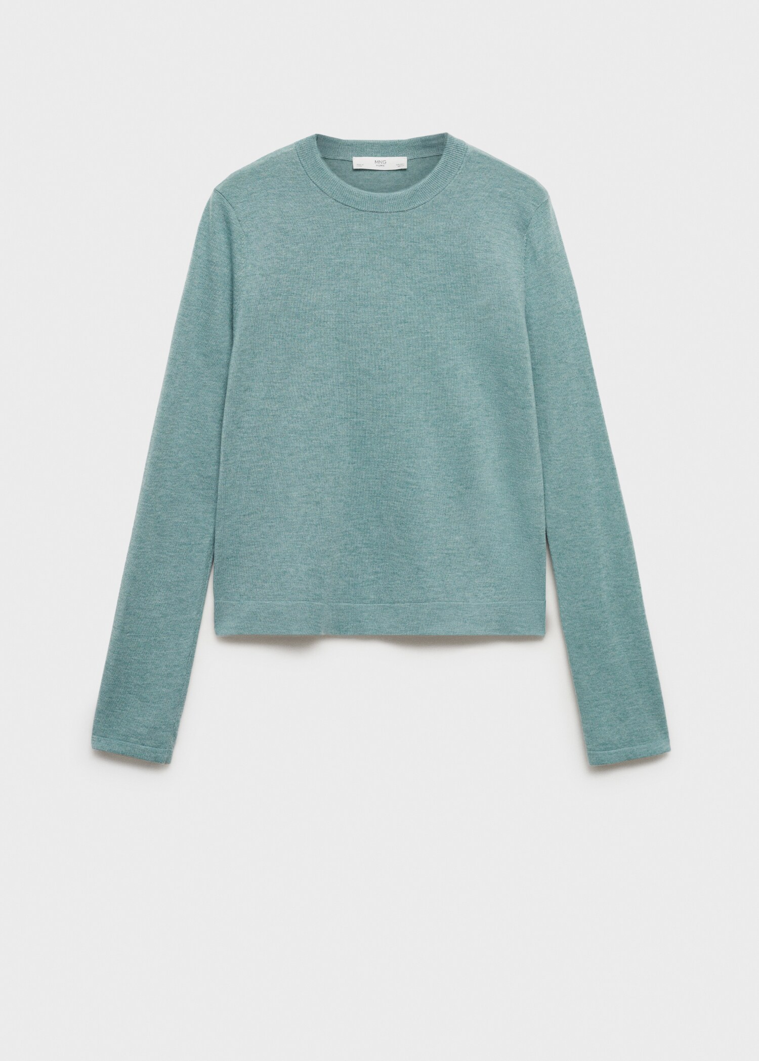 Pletený svetr s kulatým výstřihem - Zboží bez modelu