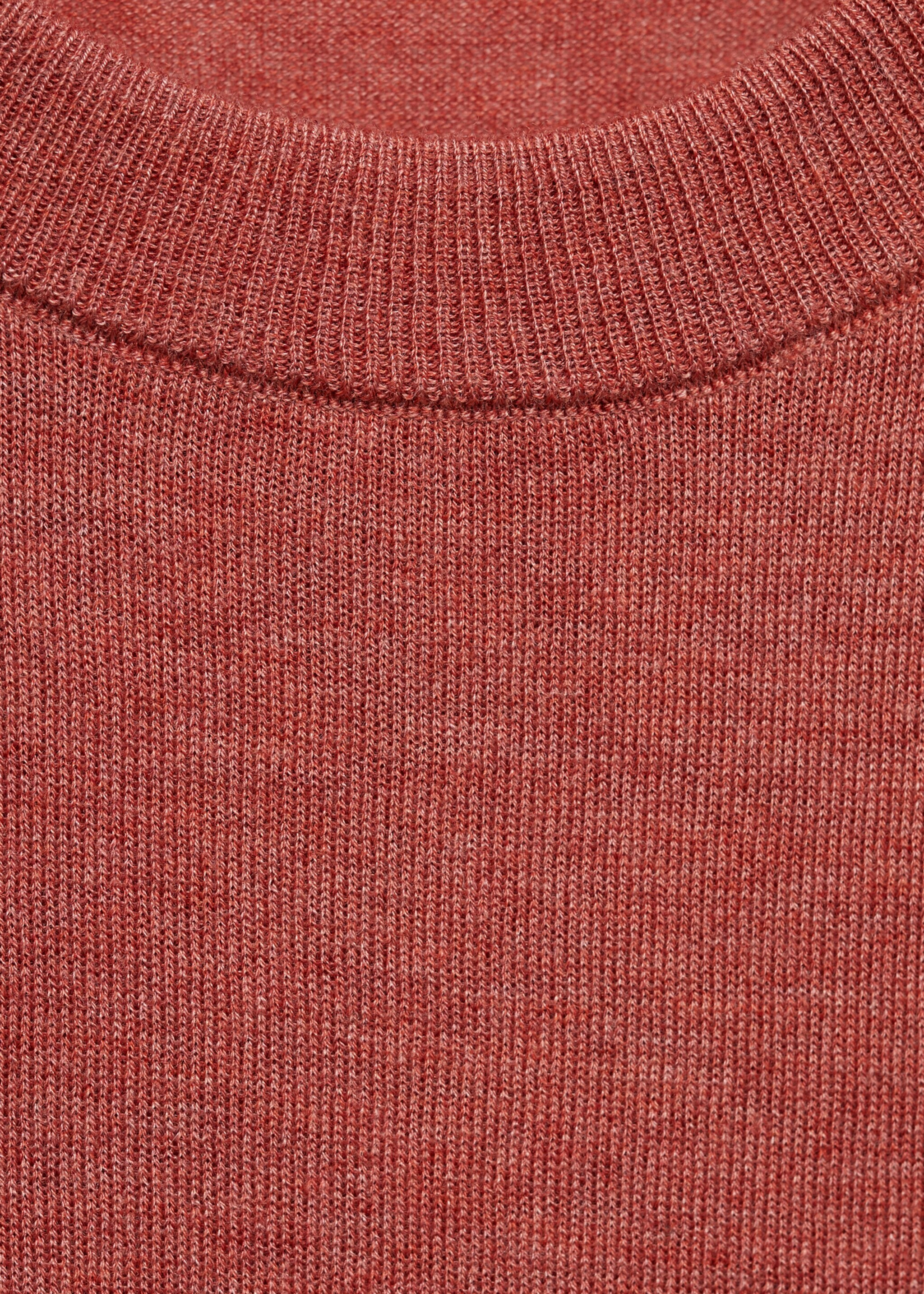 Pull en maille à col rond - Détail de l'article 8, Rose géranium. Ref: 87062892-00.
