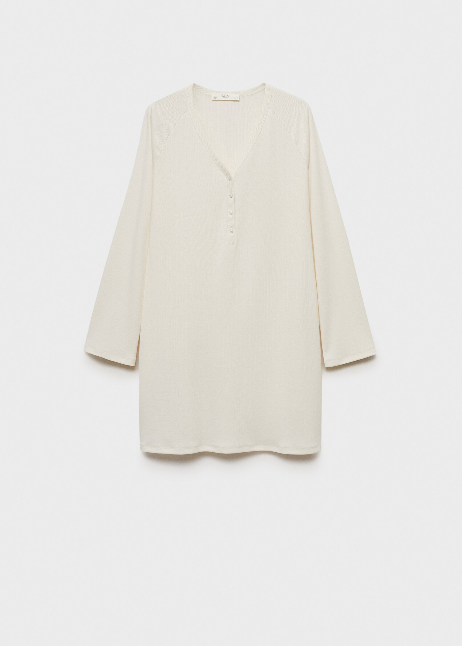 Nachthemd aus Rippstrick - Artikel ohne Model