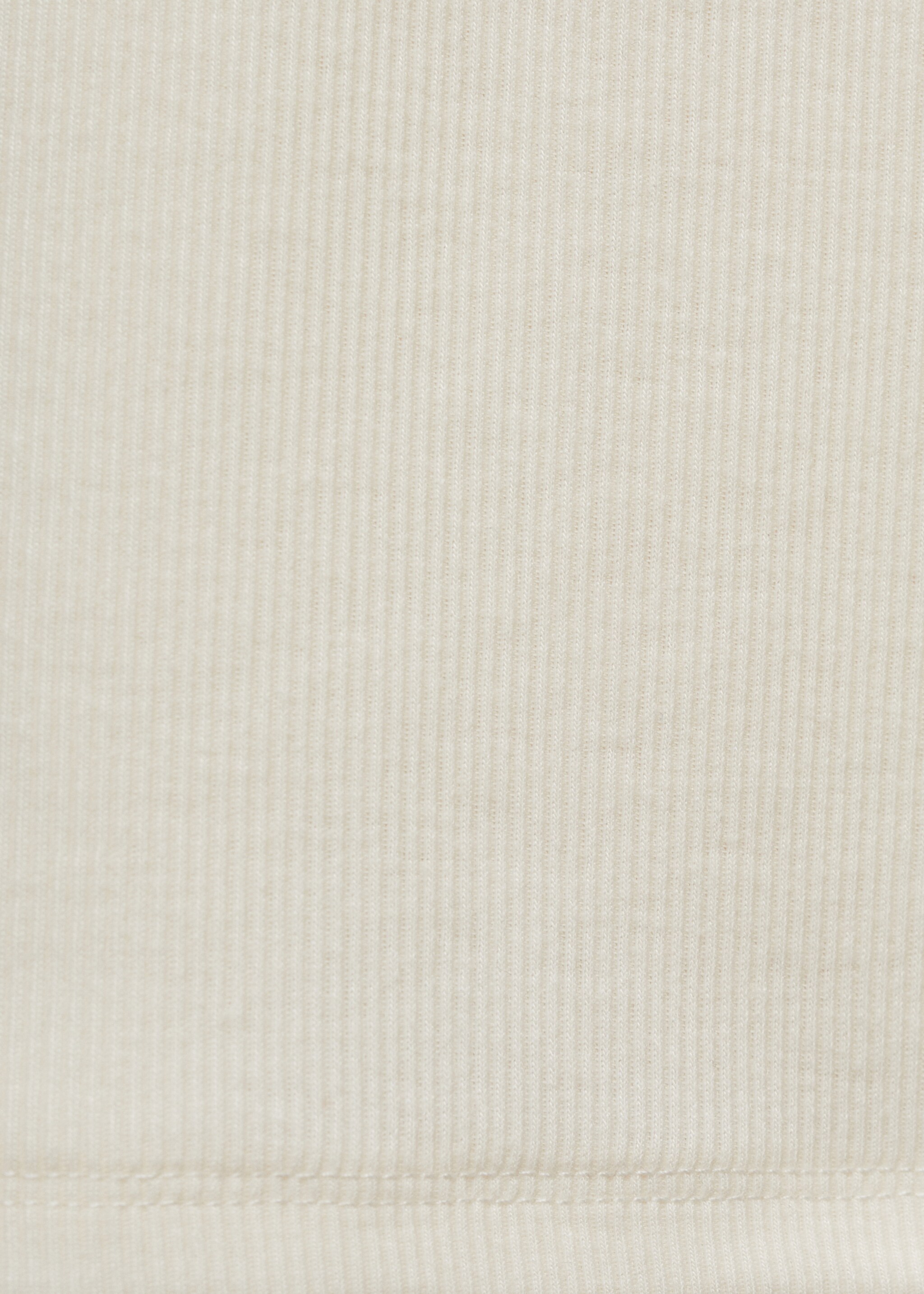 Nachthemd aus Rippstrick - Detail des Artikels 0, Vanille. Ref: 87062893-00.