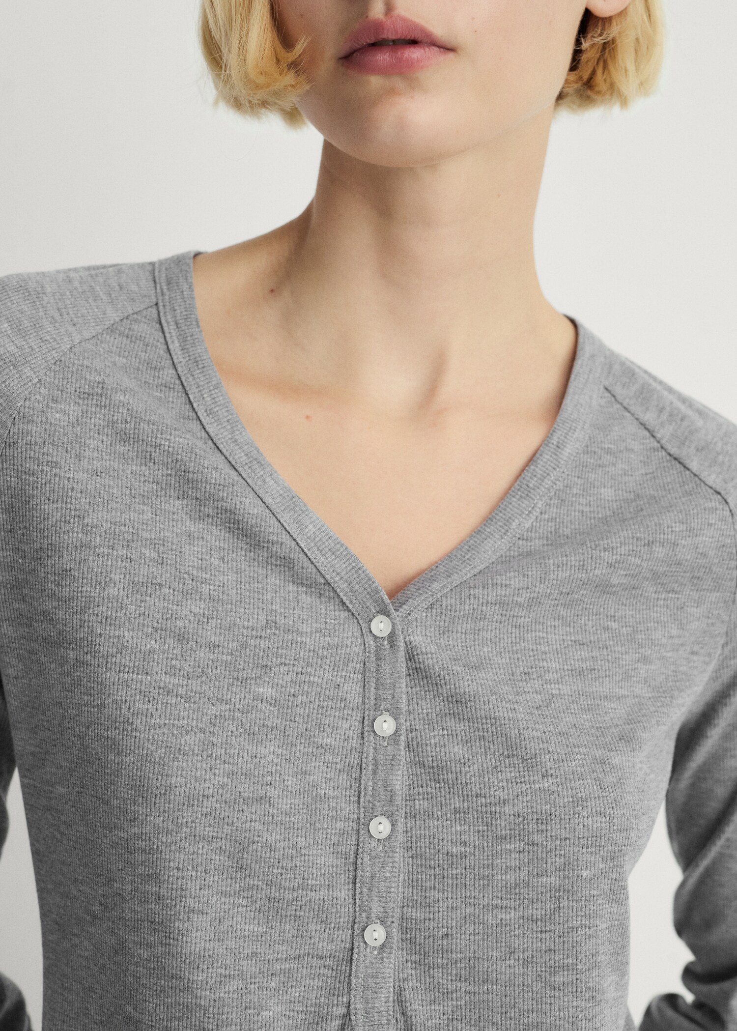 Nachthemd aus Rippstrick - Detail des Artikels 6