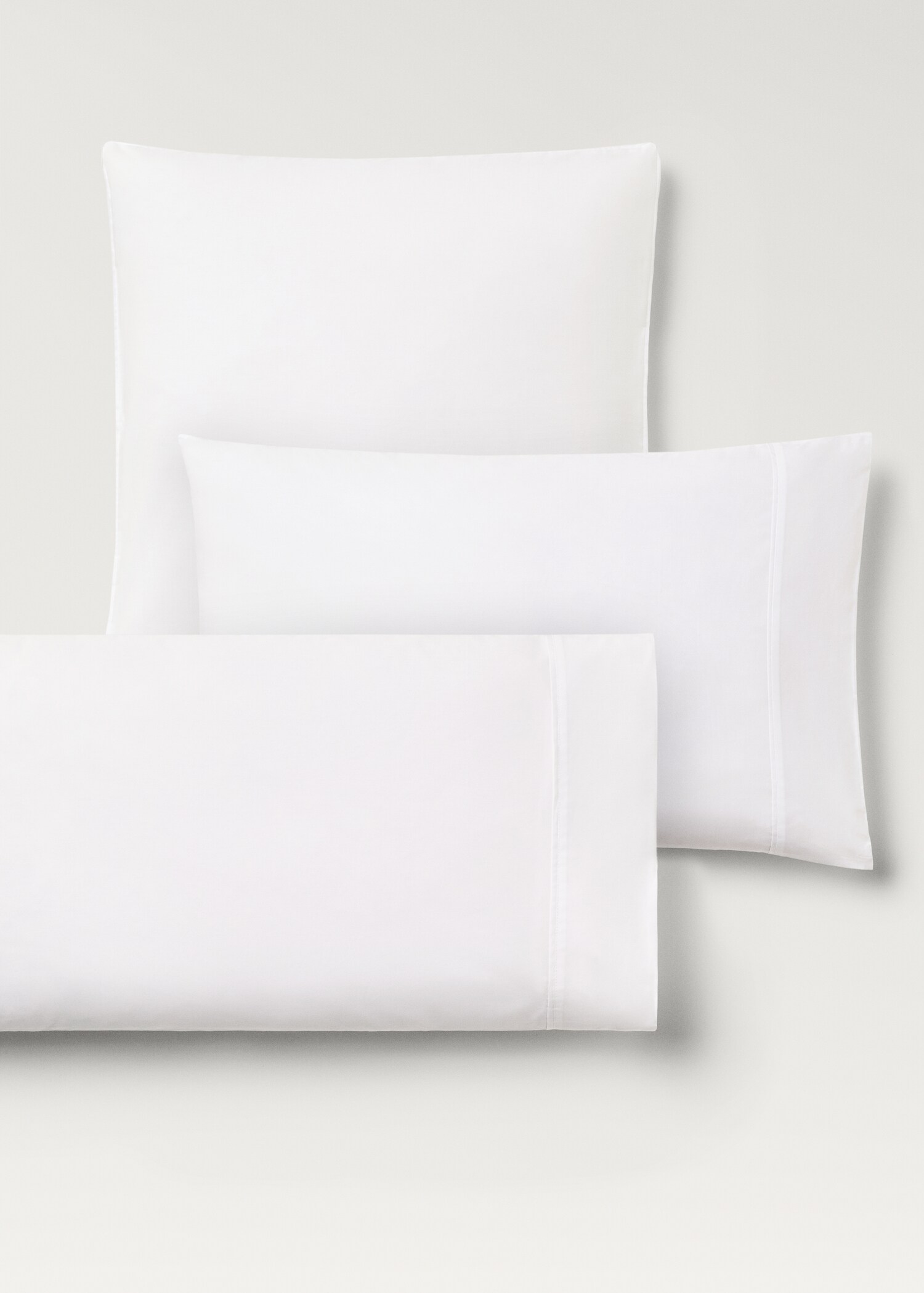 Two 300-thread count cotton percale pillowcases 50x75 cm - Details of the article 4