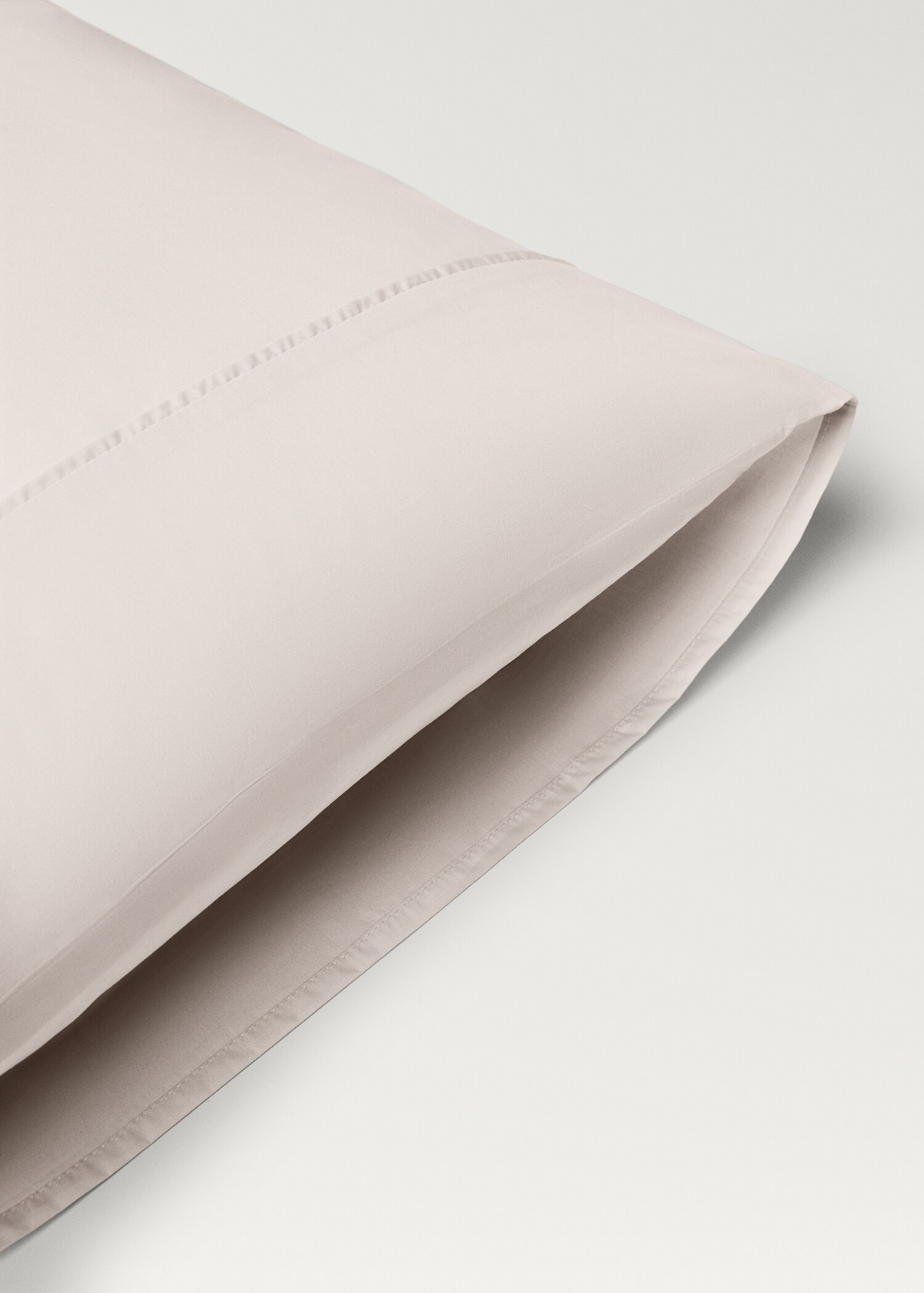 Two 300-thread count cotton percale pillowcases 50x75 cm - Details of the article 2