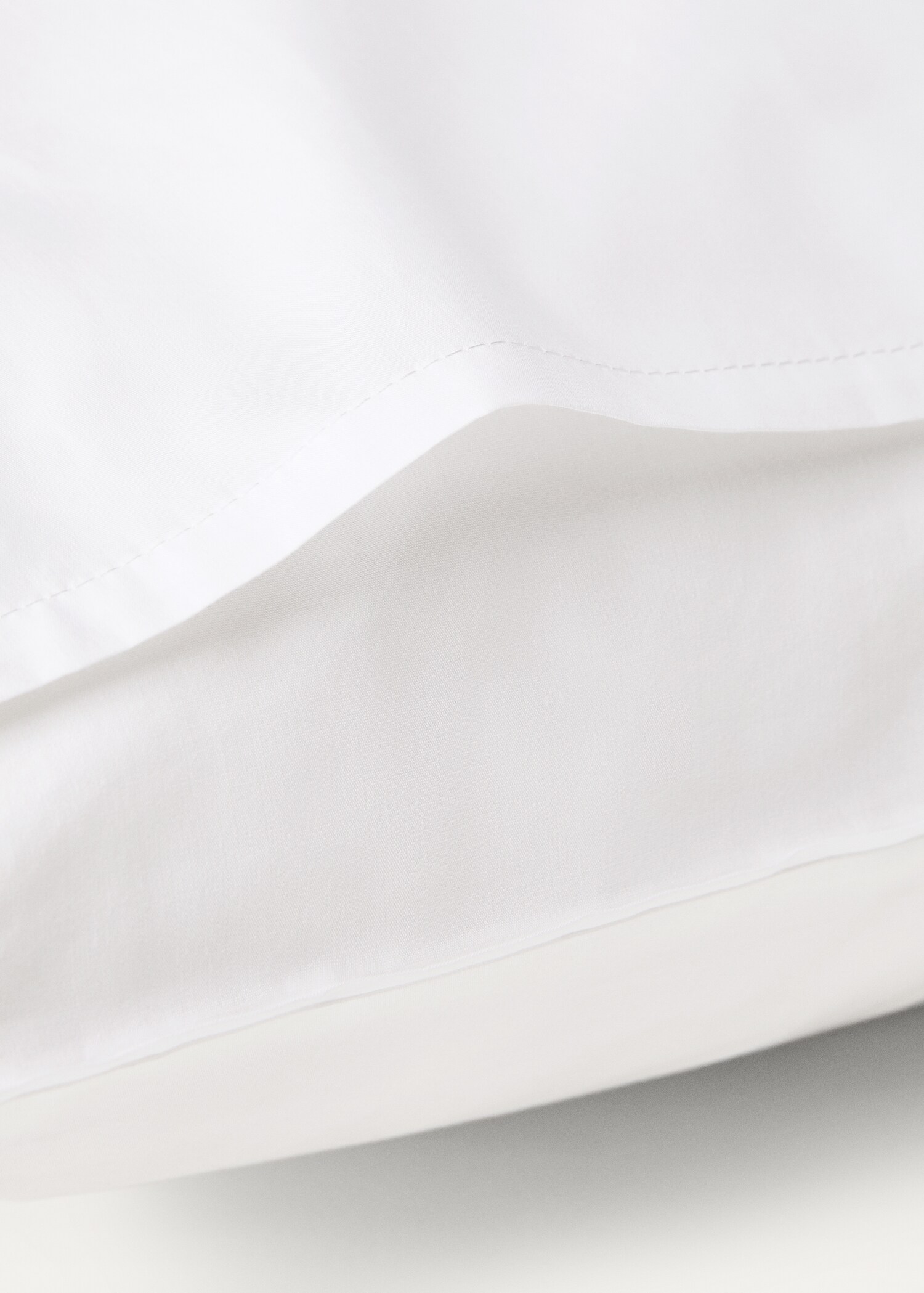 Two 300-thread count cotton percale pillowcases 60x60 cm - Details of the article 3