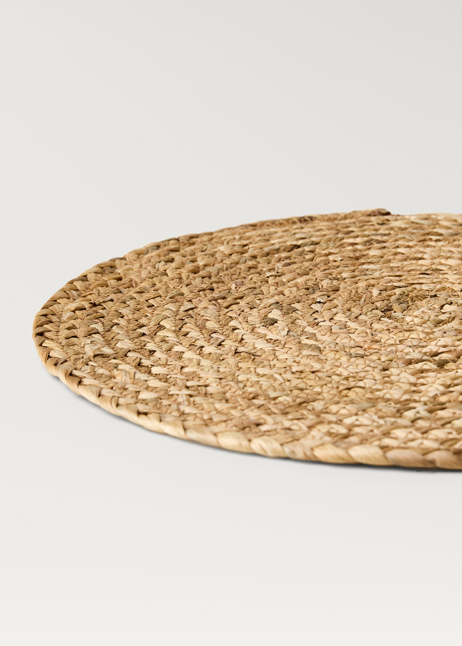 Natural fibre round tablecloth - Details of the article 1