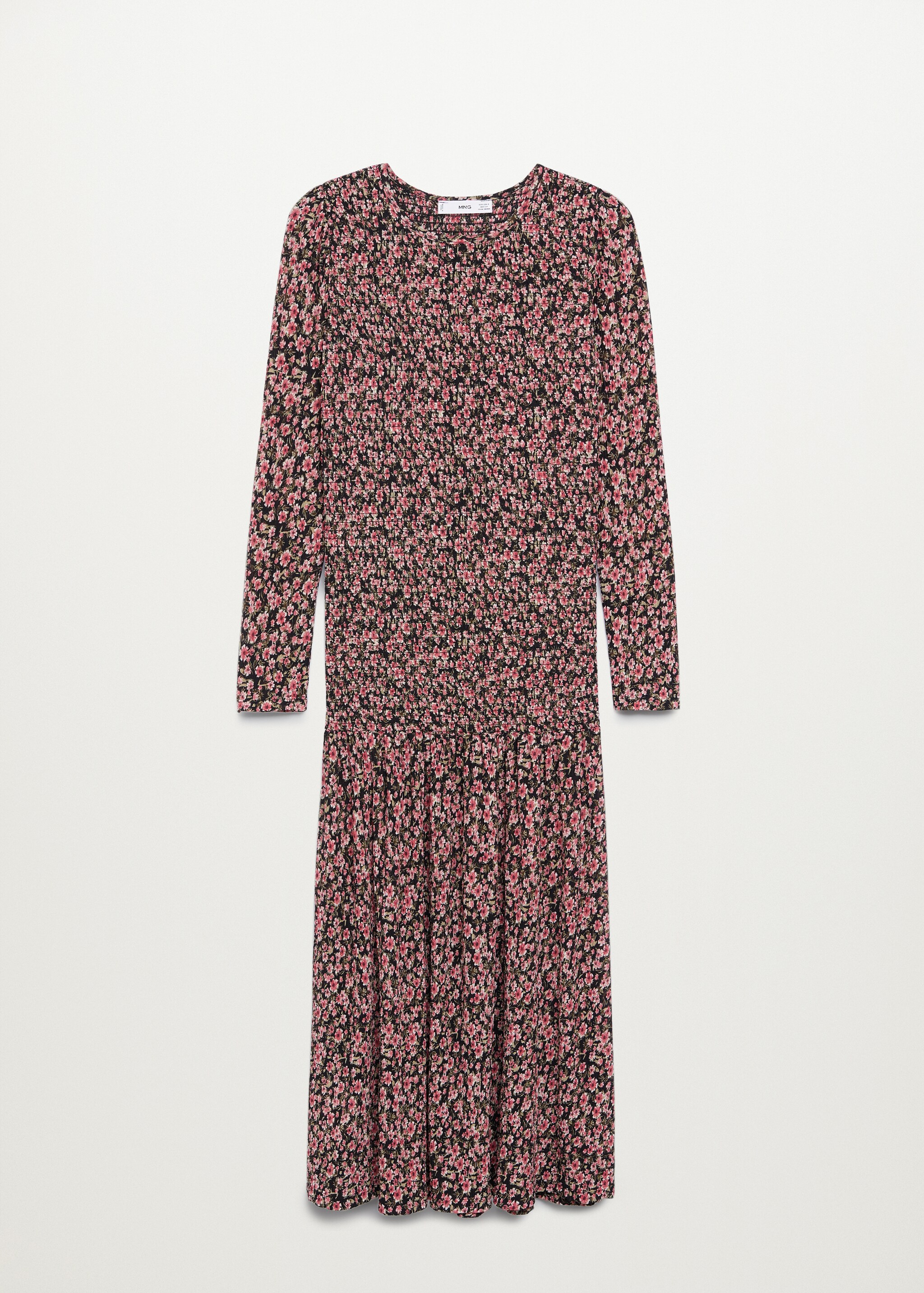 Vestido estampado floral volante - Artículo sin modelo