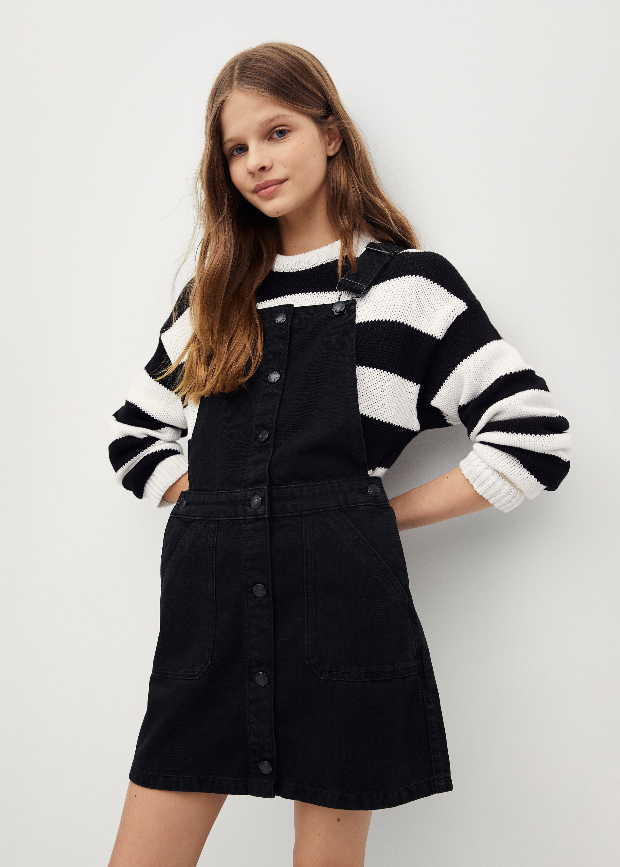 Pichi denim negro - Plano medio