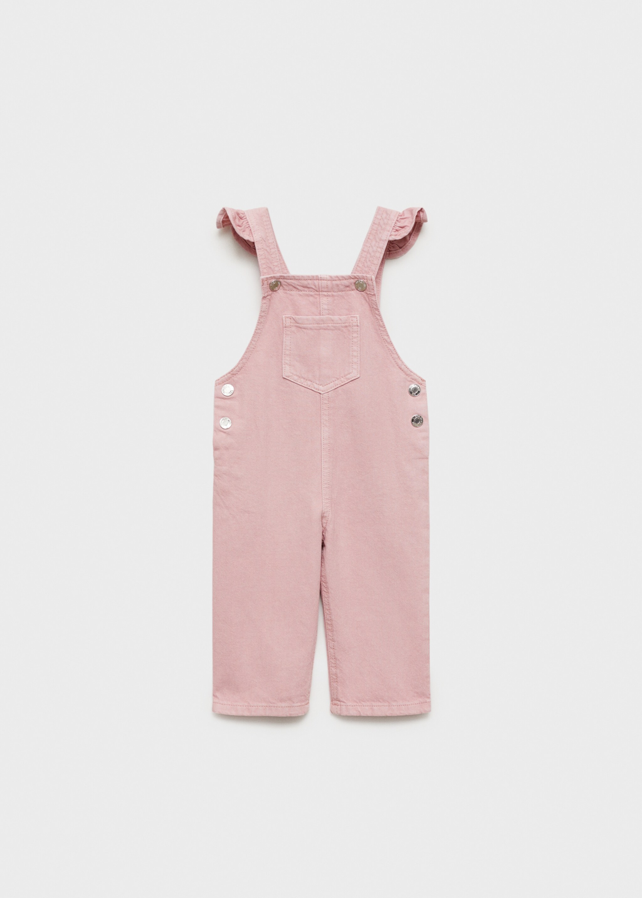 Long denim dungarees - Article without model, Pink. Ref: 87063270-00.