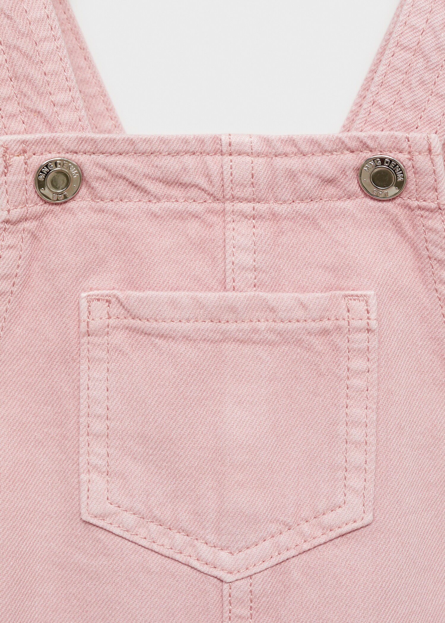 Long denim dungarees - Details of the article 8