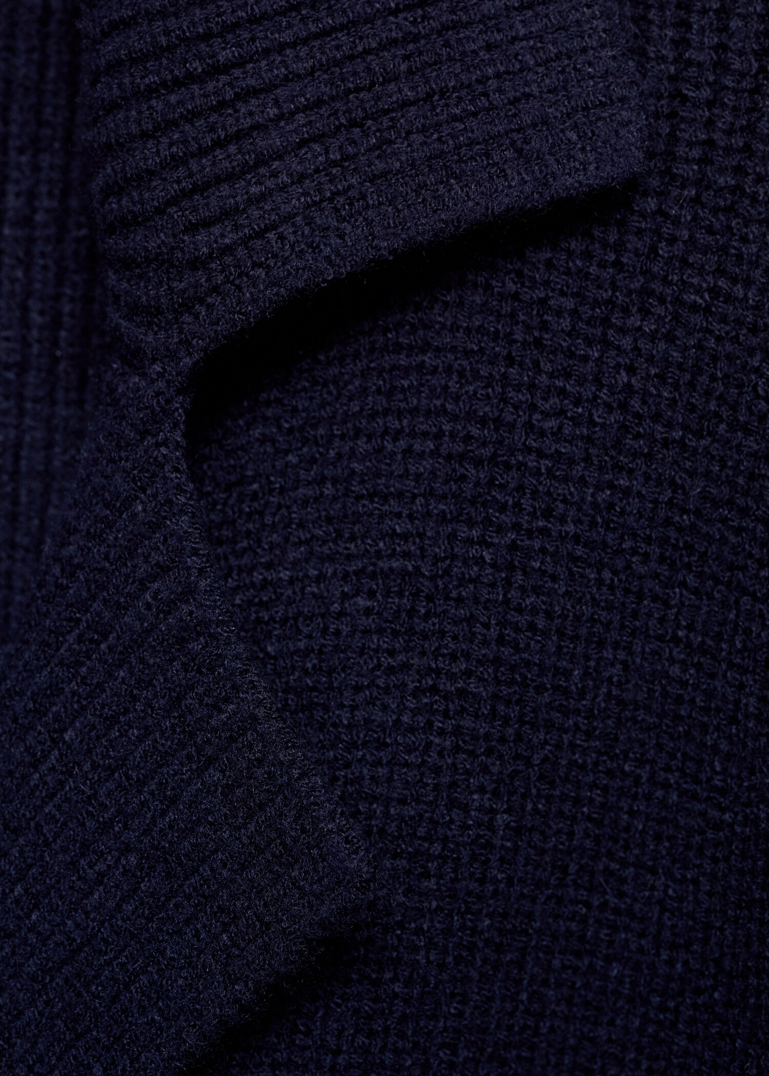 Double-breasted knitted jacket - Details of the article 0