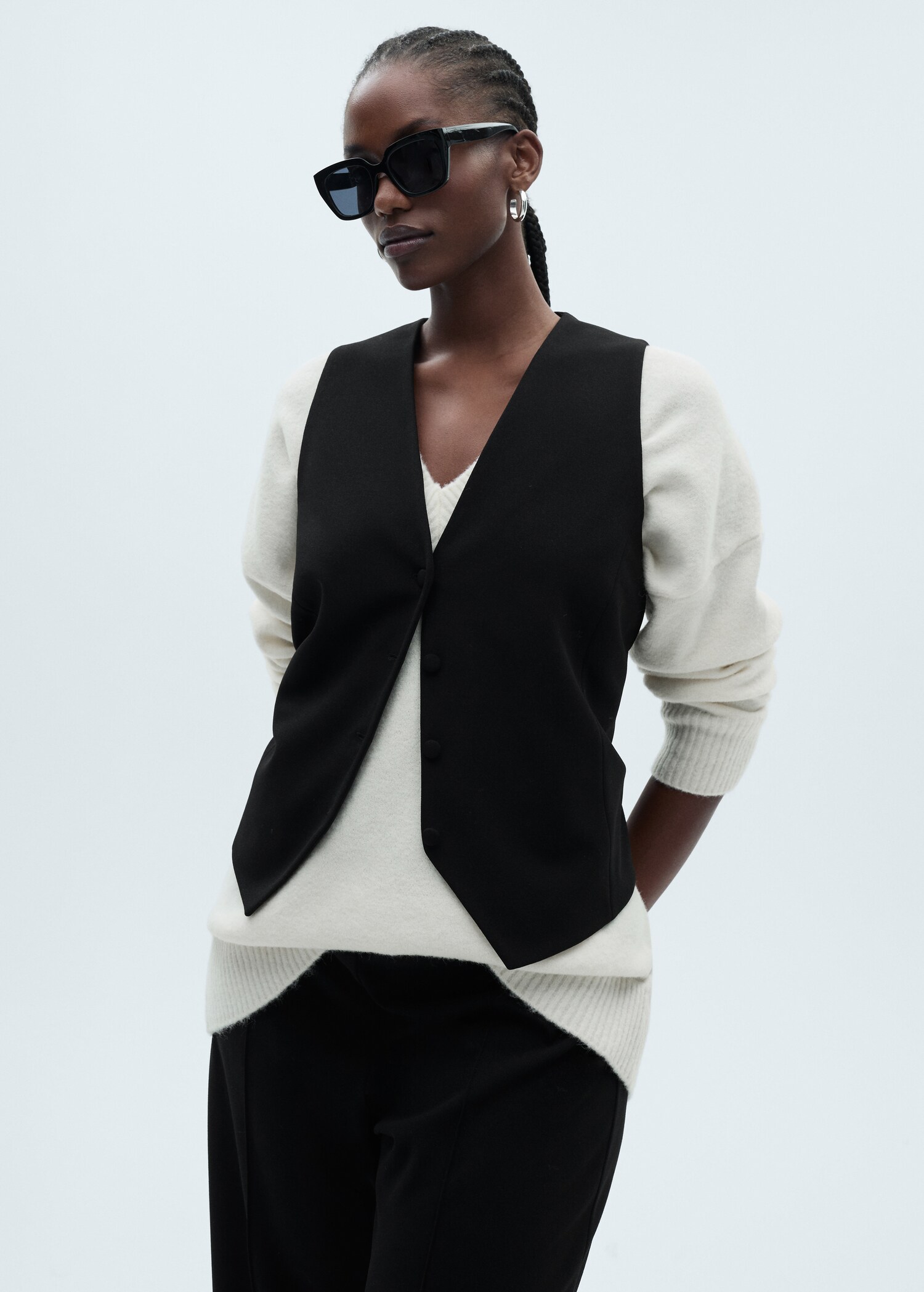 Γιλέκο κοστουμιού κουμπιά - Λεπτομέρεια του προϊόντος 5