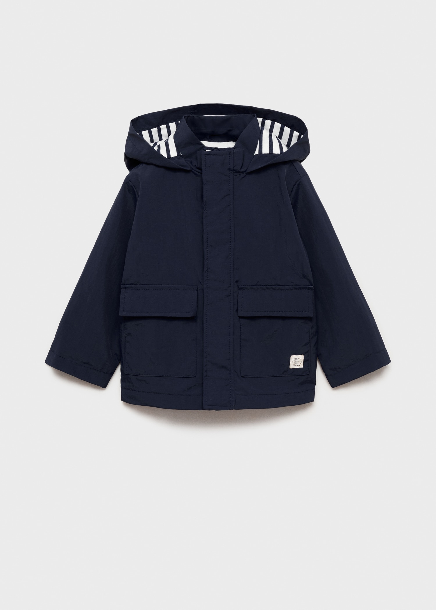 Quilted hooded parka - Article without model