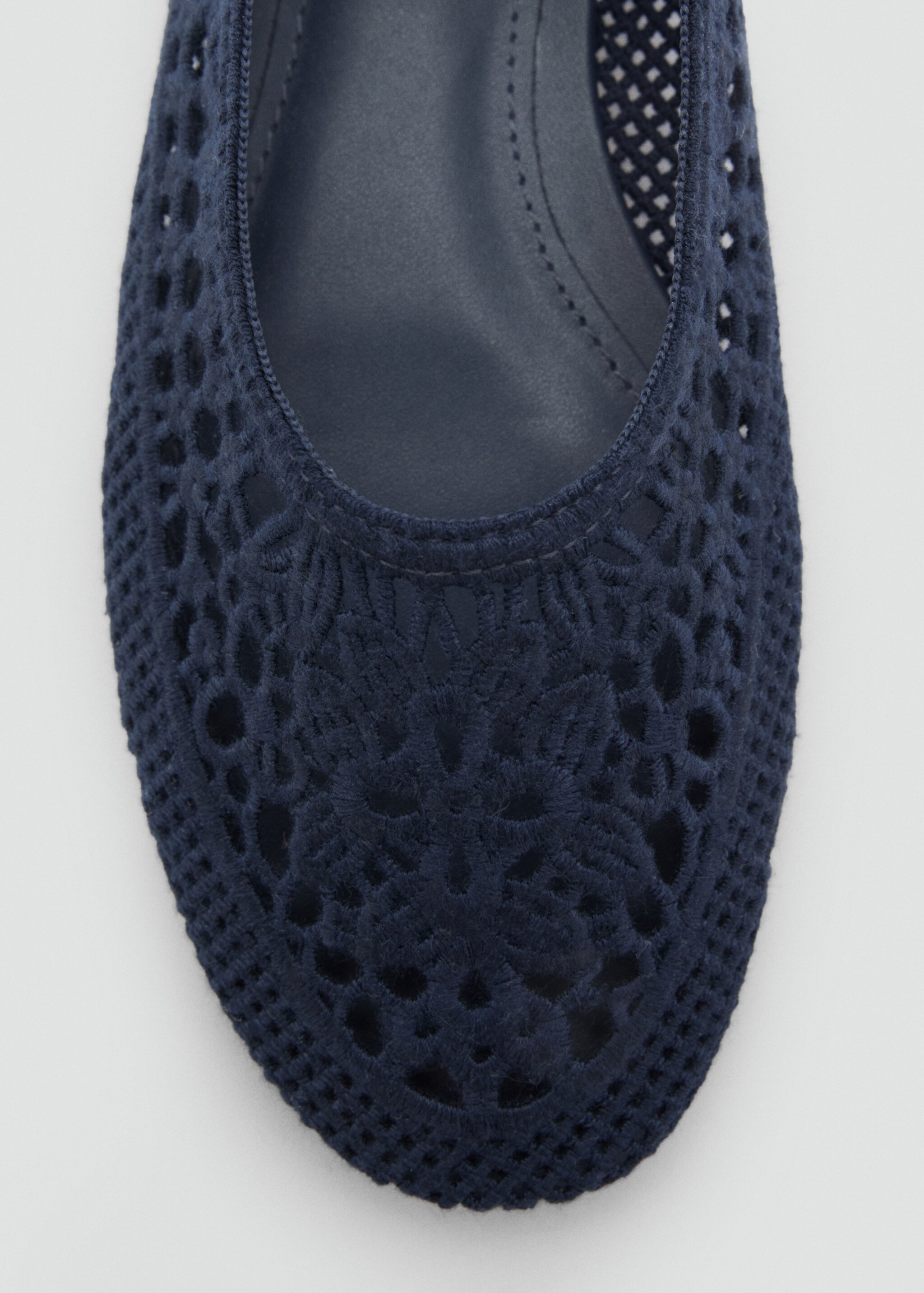 Ballarines ganxet - Detall de l'article 1, Blau marí fosc. Ref: 87063283-00.