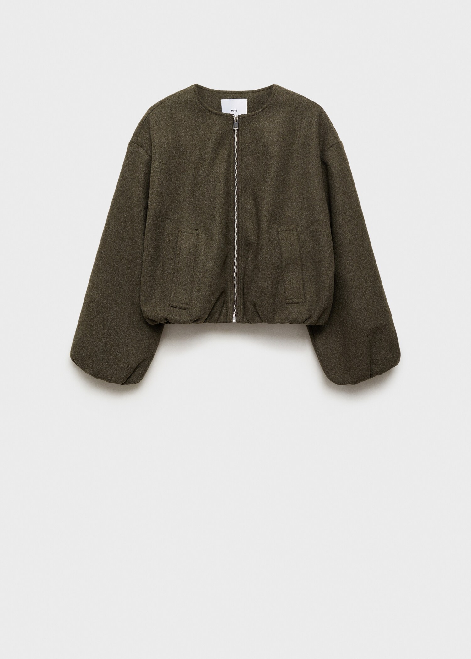 Gathered bomber jacket - Article without model