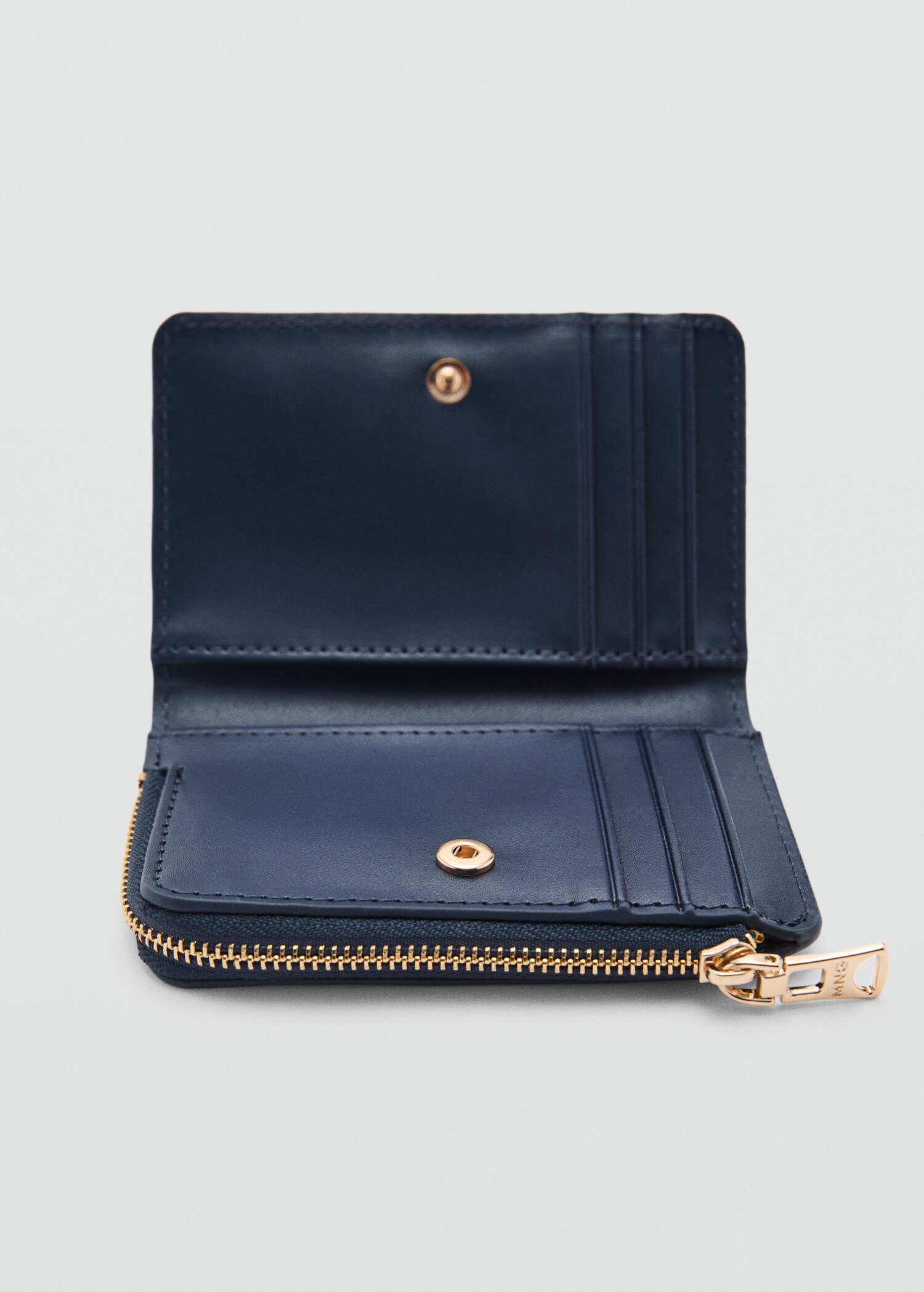 Bitlletera efecte saffiano plegada - Pla mig