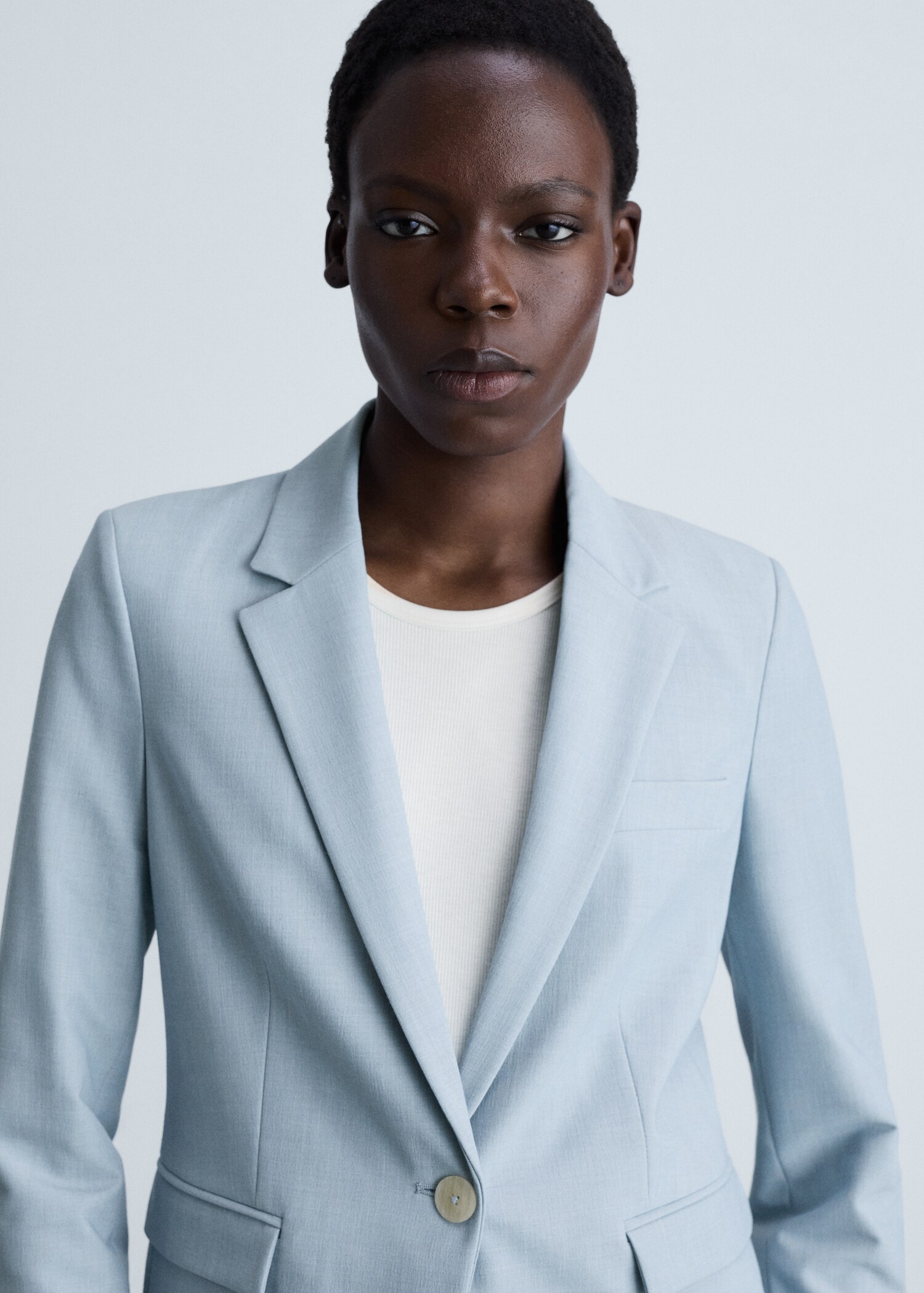 Fitted suit blazer - Details of the article 2