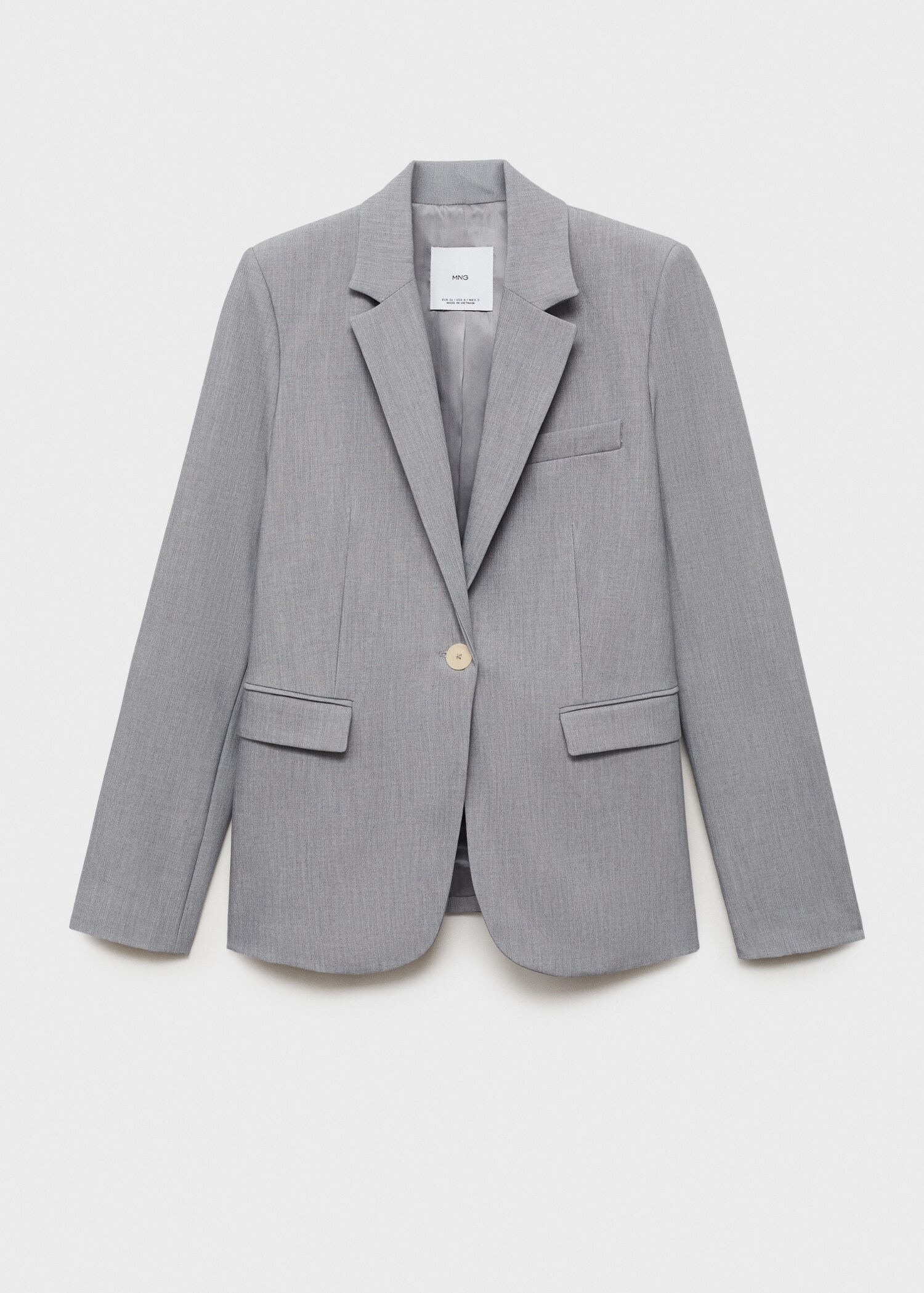 Fitted suit blazer - Article without model