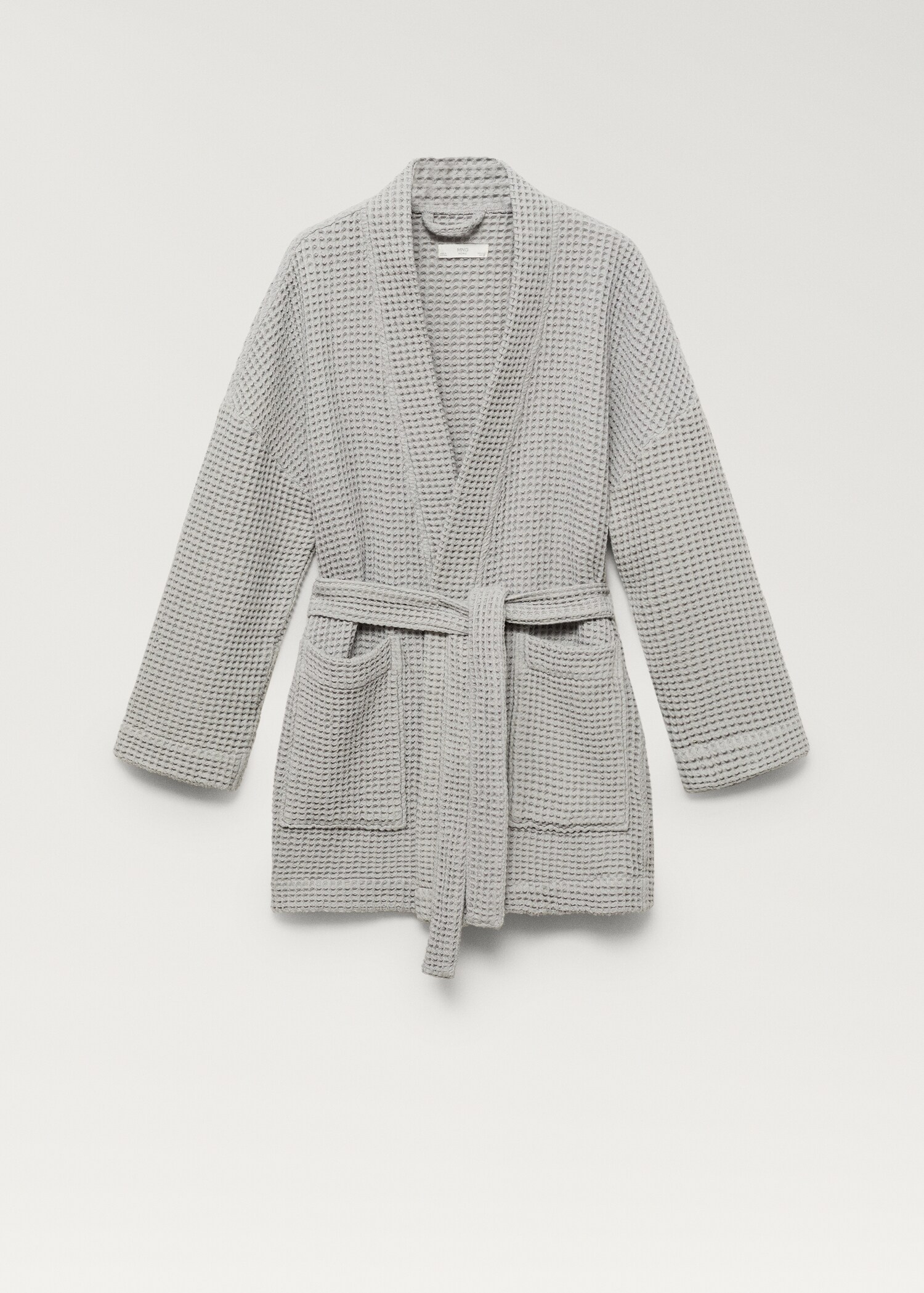Washed waffle dressing gown - Article without model