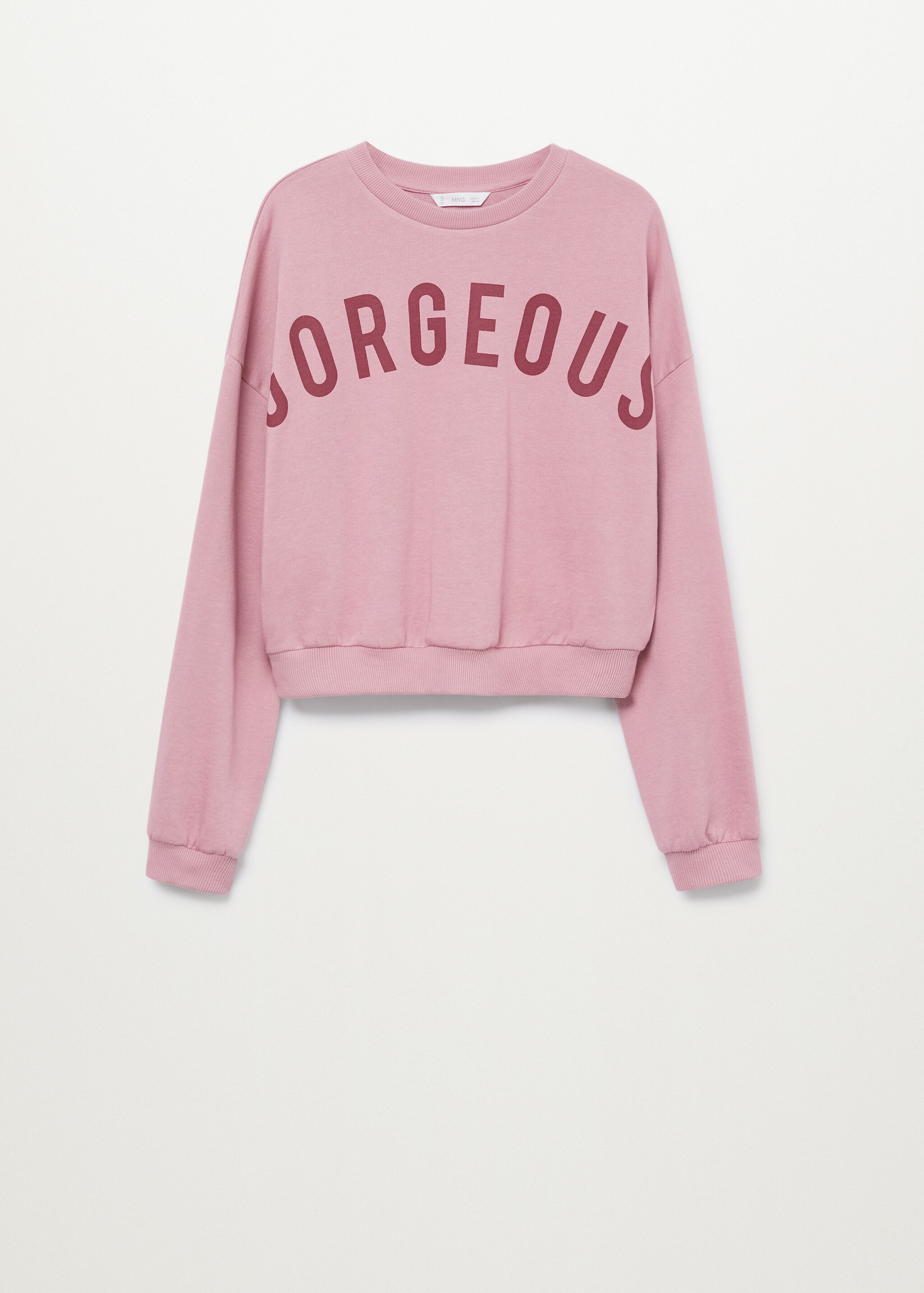 Sudadera algodón mensaje - Artículo sin modelo