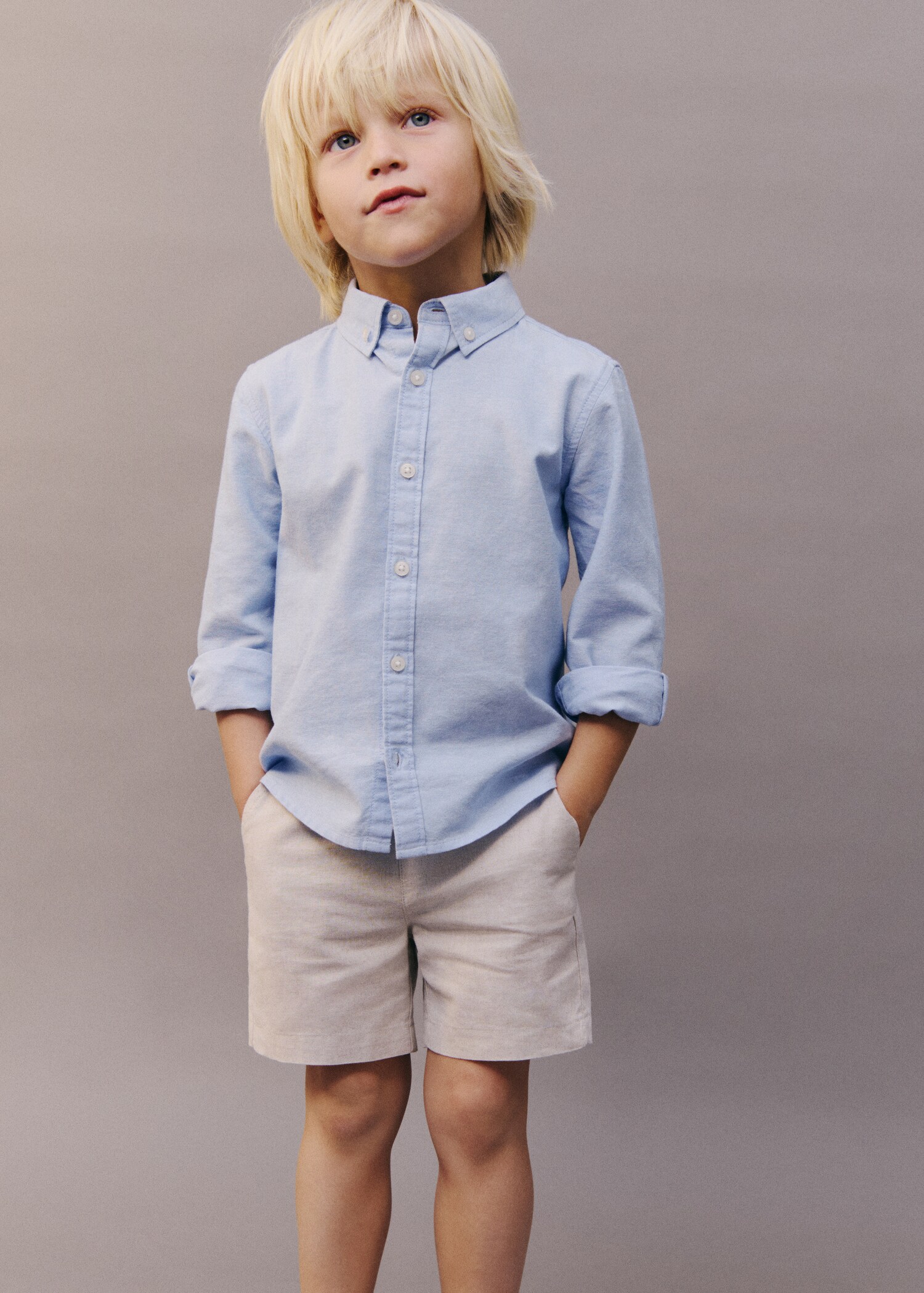 Shorts bermudes barreja lli - Detall de l'article 5