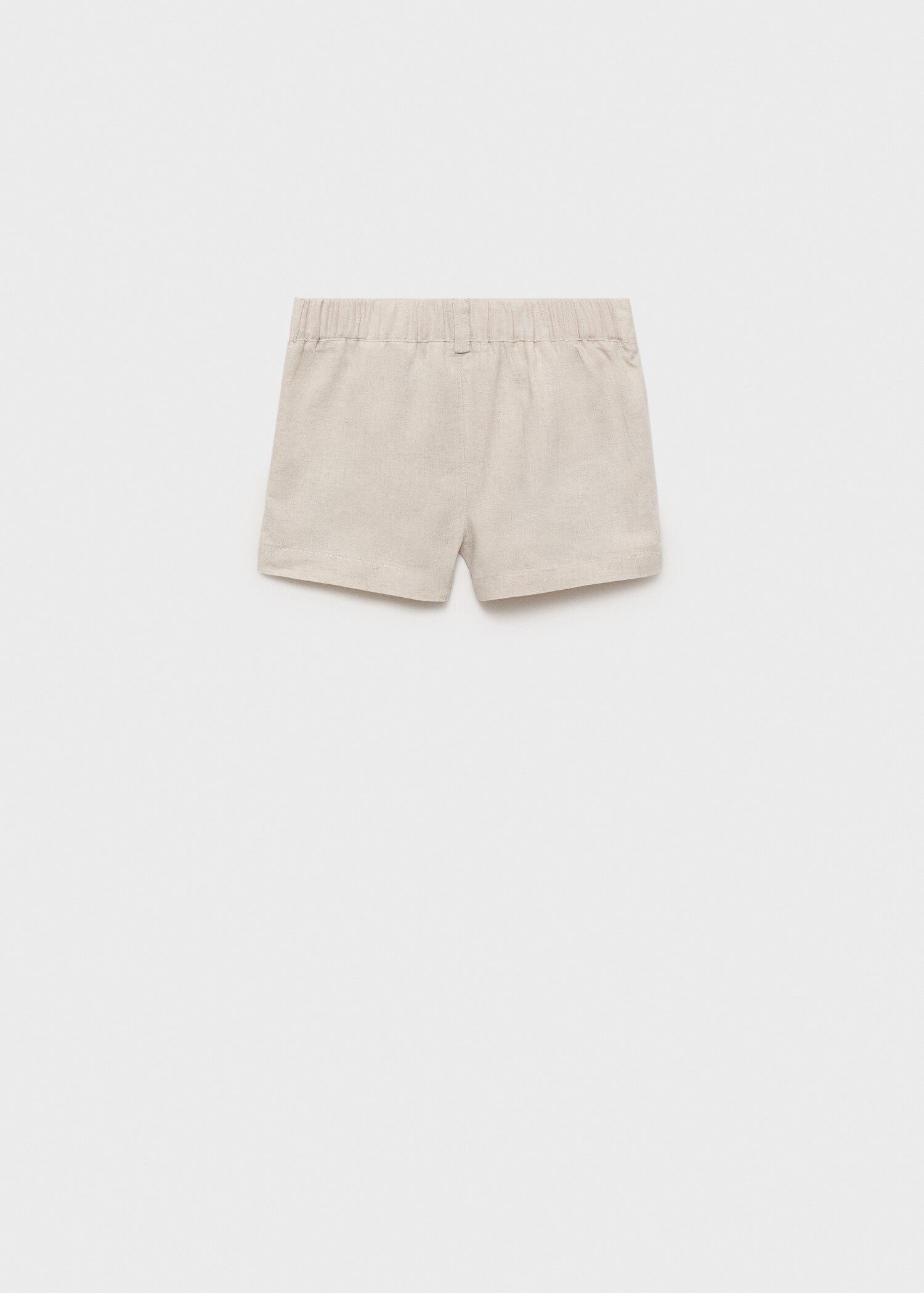 Shorts bermudes barreja lli - Revers de l'article
