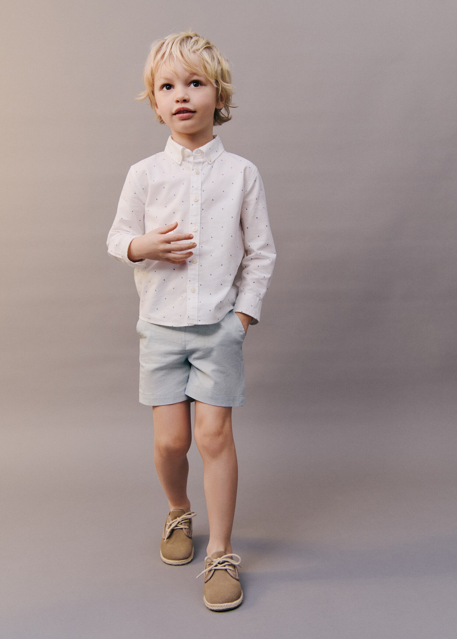 Shorts bermudes barreja lli - Detall de l'article 5