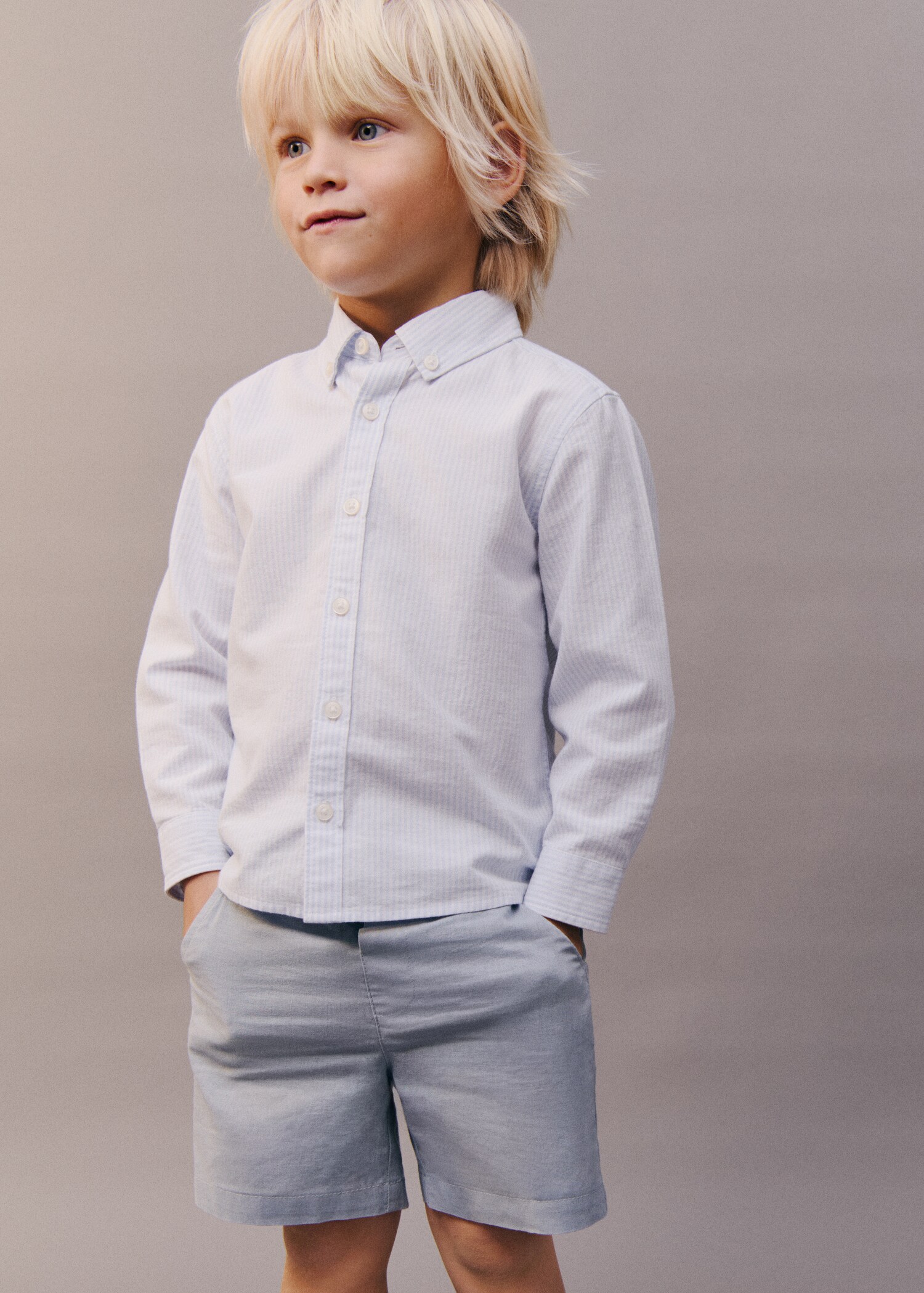 Shorts bermudes barreja lli - Detall de l'article 5