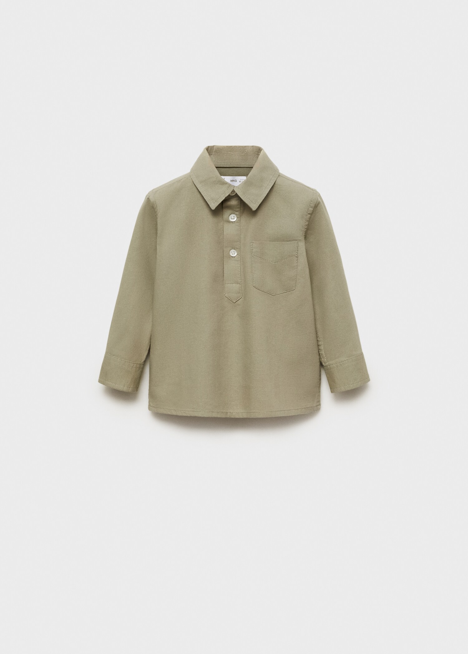 Polo style cotton shirt - Article without model