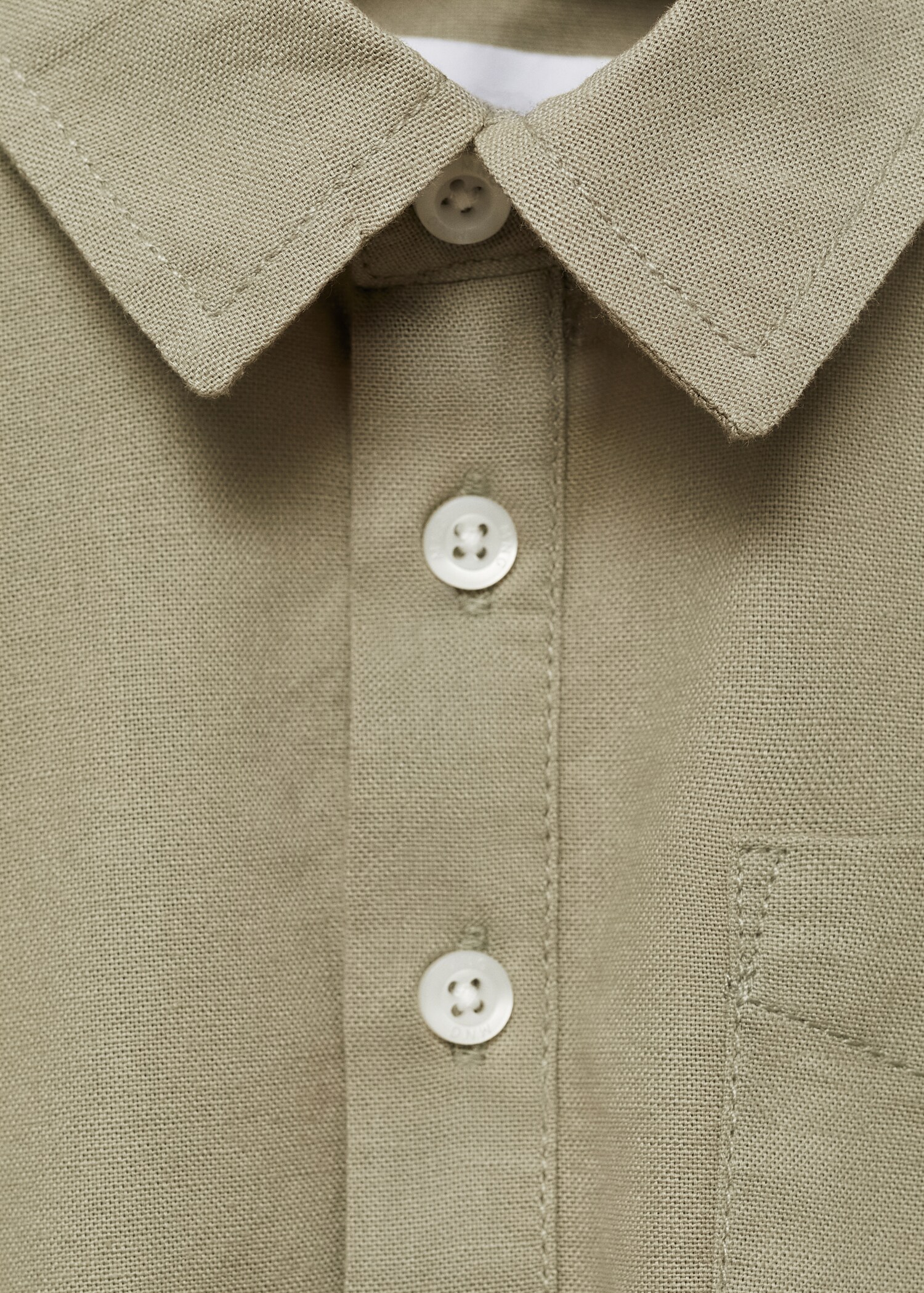 Polo style cotton shirt - Details of the article 8