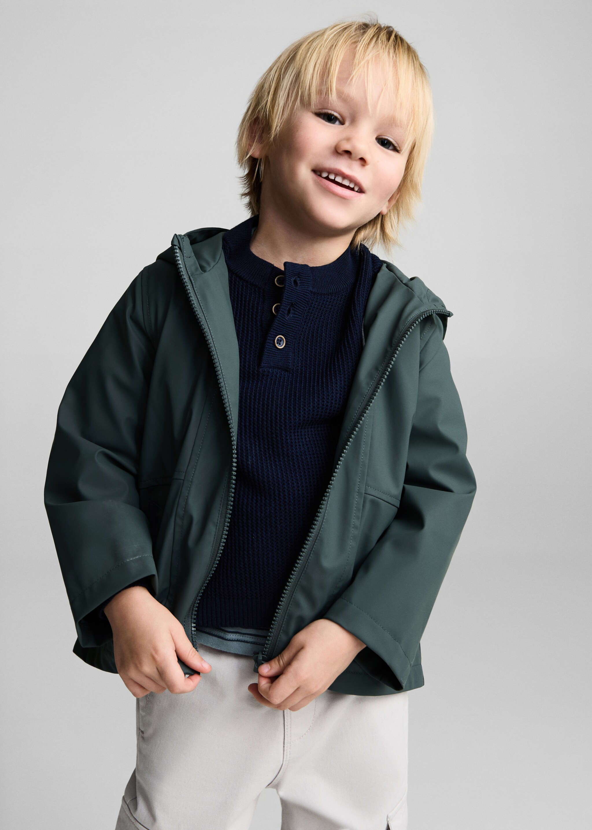 Jersei punt cotó - Detall de l'article 2, Blau marí fosc. Ref: 87063647-00.