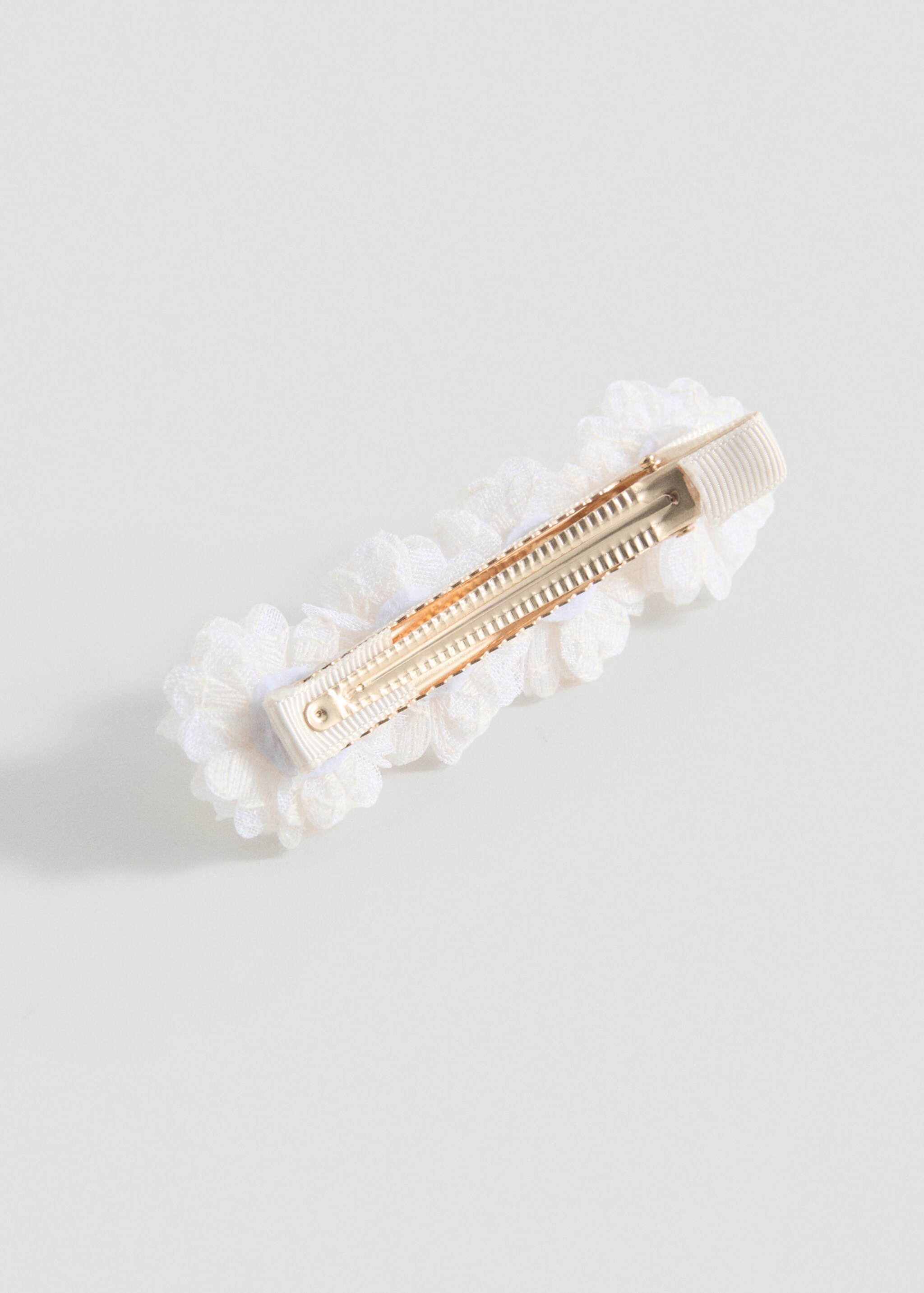 Floral clip - Medium plane, Ecru. Ref: 87063648-00.