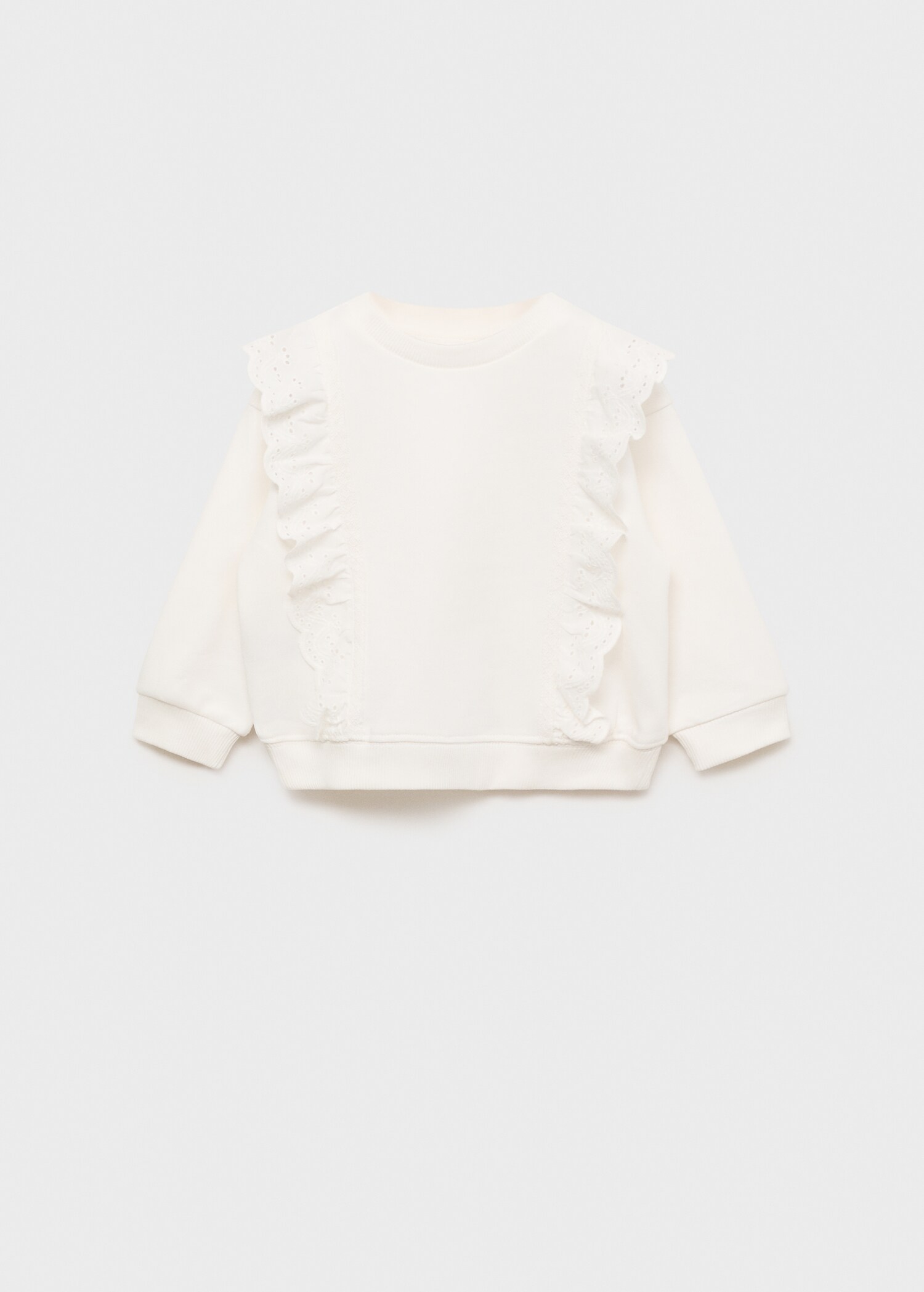 Ruffle detail sweatshirt - Article without model