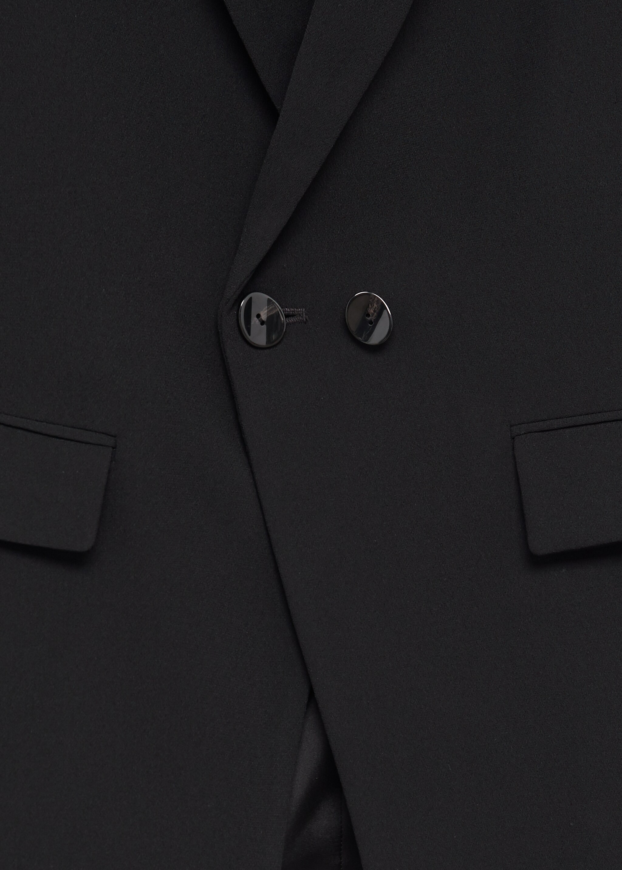 Crepe suit jacket with belt - Details of the article 8