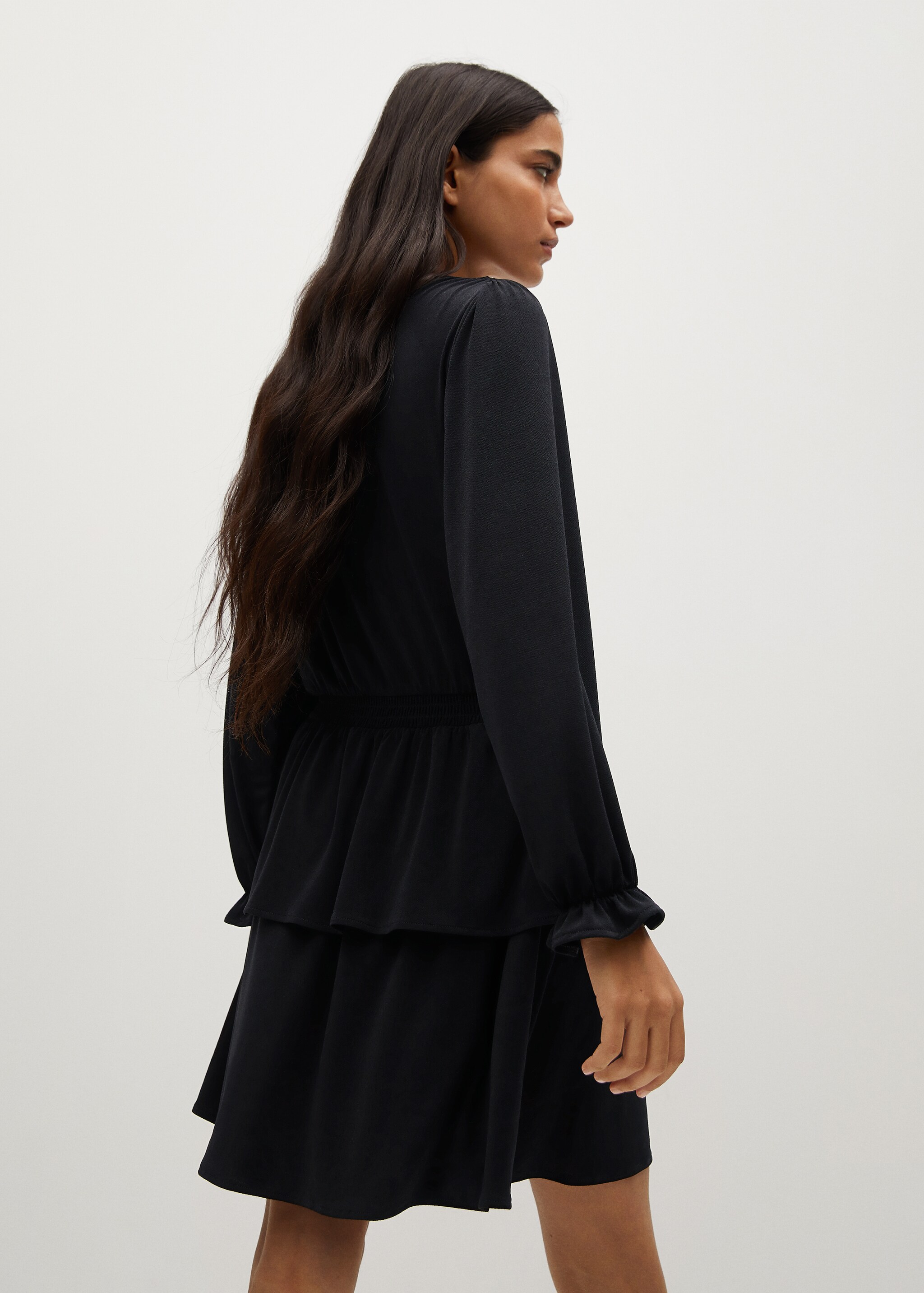 Vestido escote cruzado - Reverso del artículo