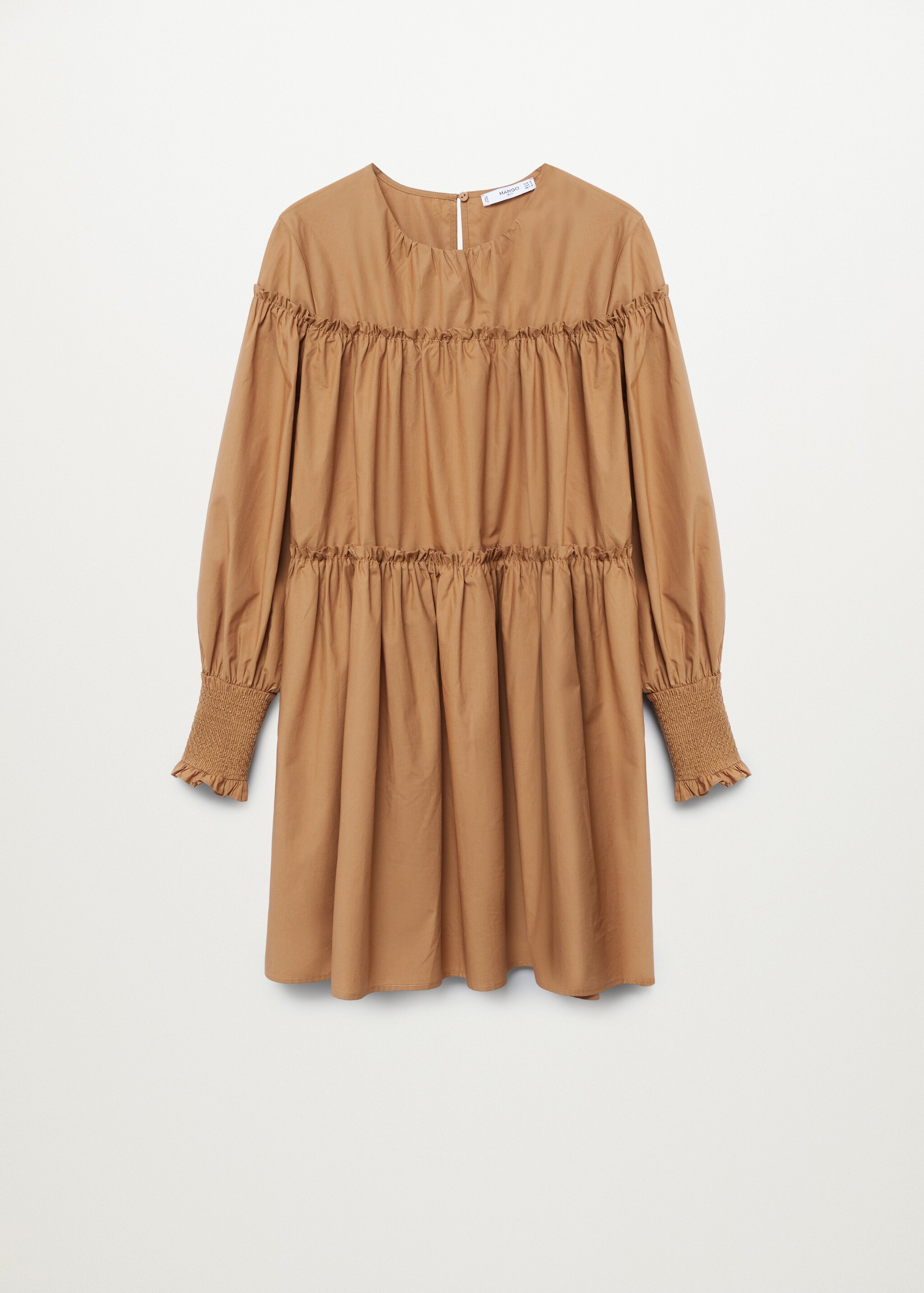 Vestido abullonado algodón orgánico - Artículo sin modelo