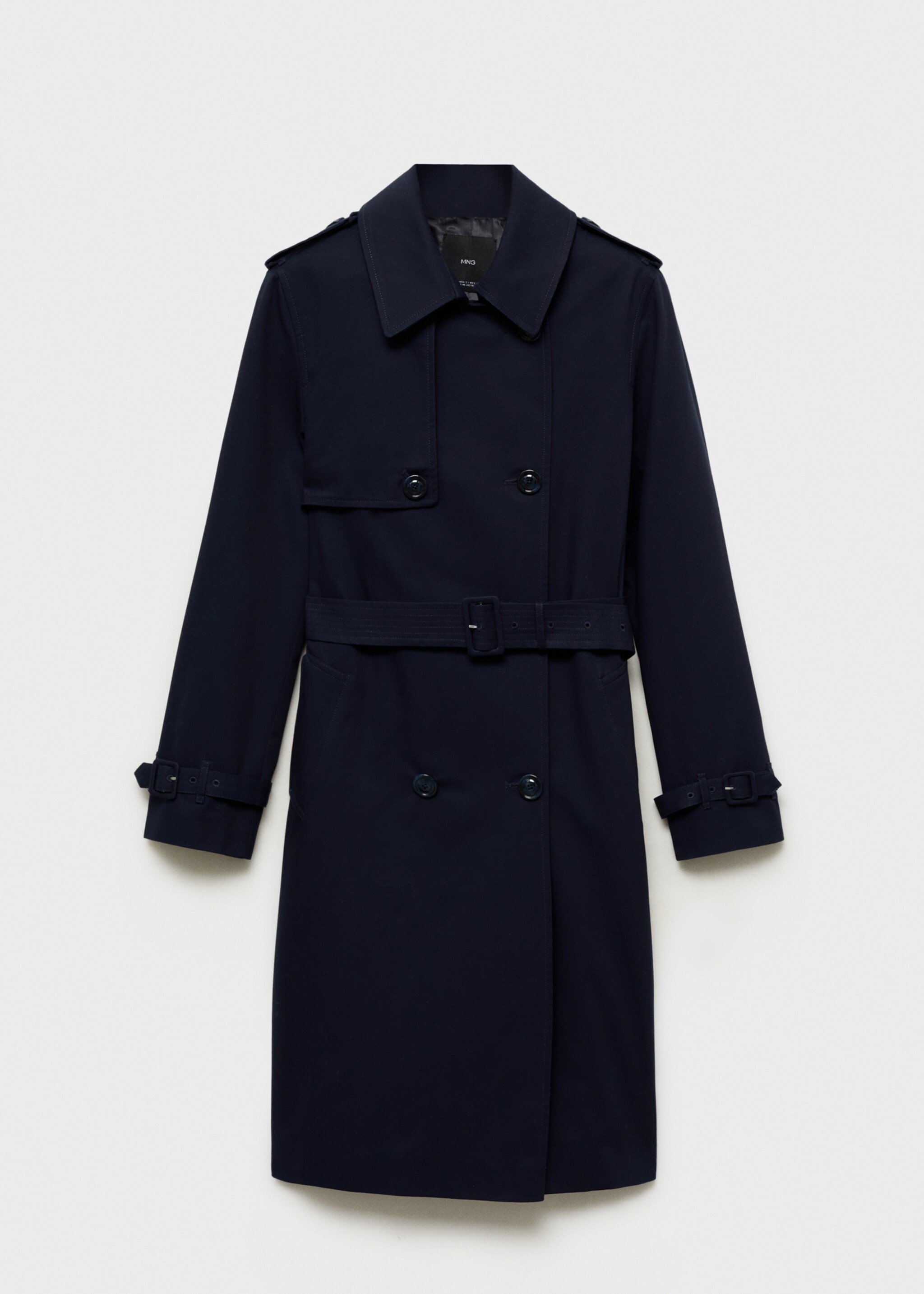 Classic trench coat with belt - Article without model, Dark Navy. Ref: 87064062-00.